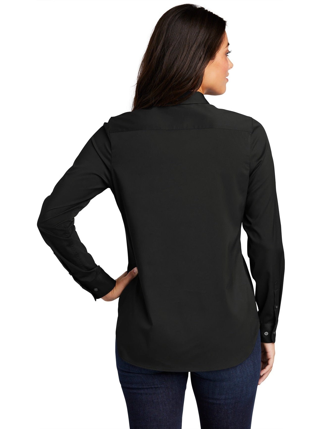 no-logo Port Authority Ladies City Stretch Tunic-Regular-Port Authority-Thread Logic