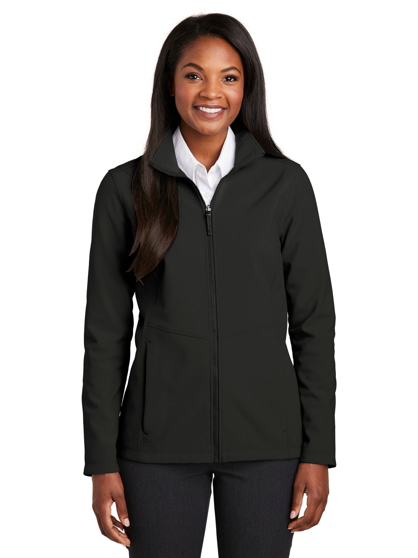 no-logo Port Authority Ladies Collective Soft Shell Jacket-Regular-Port Authority-Thread Logic
