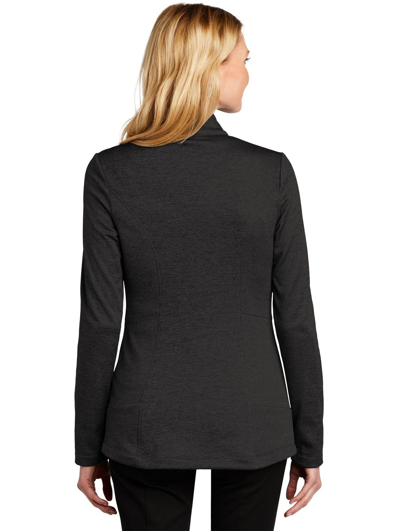 no-logo Port Authority Ladies Collective Striated Fleece Jacket-Regular-Port Authority-Thread Logic