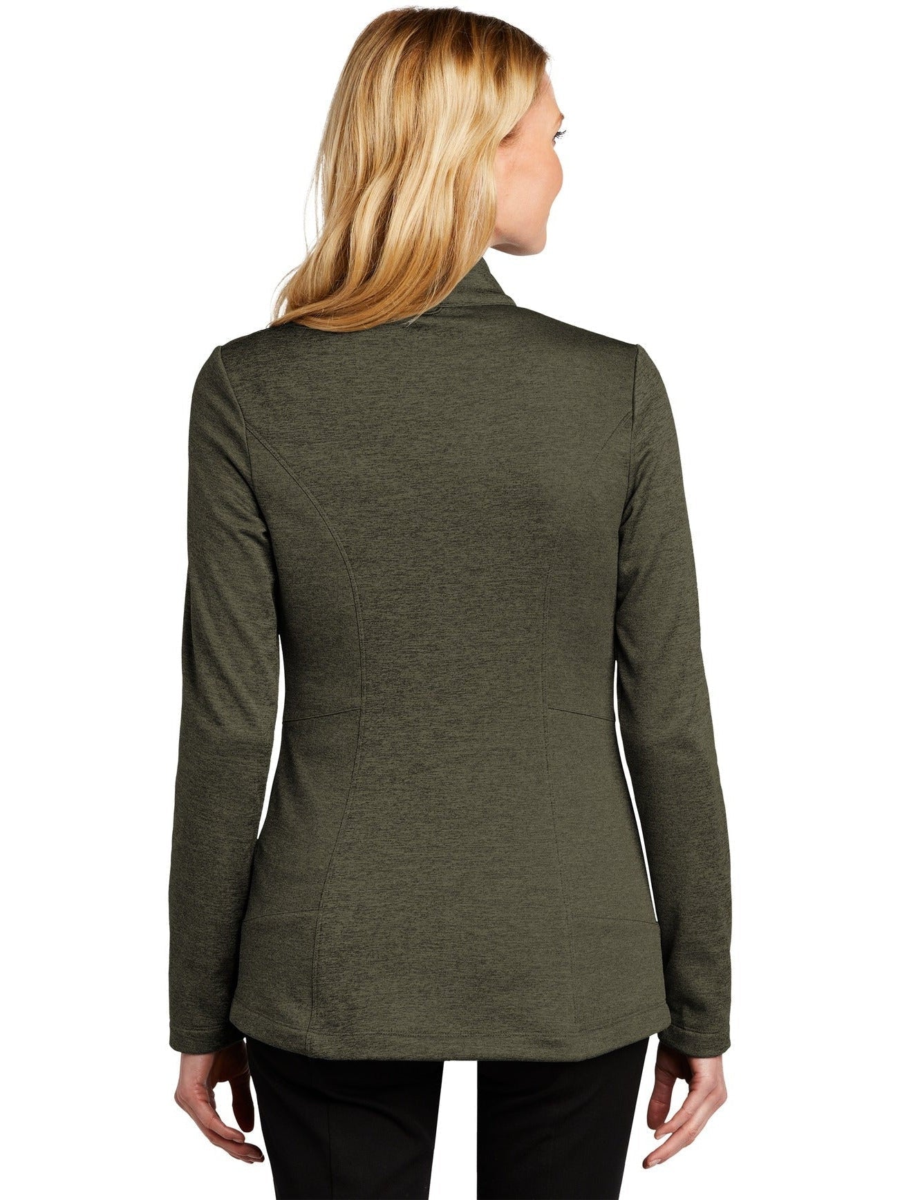 no-logo Port Authority Ladies Collective Striated Fleece Jacket-Regular-Port Authority-Thread Logic