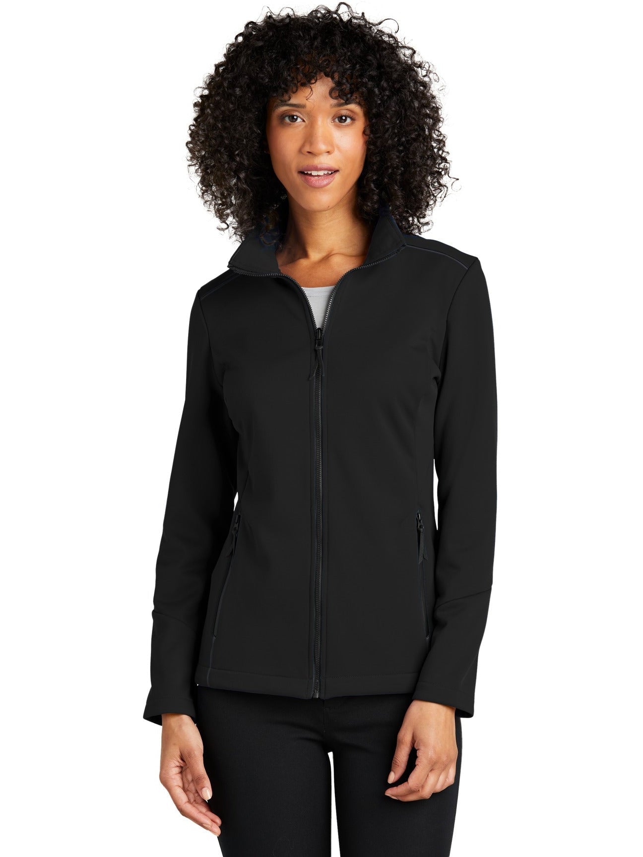 no-logo Port Authority Ladies Collective Tech Soft Shell Jacket-Regular-Port Authority-Thread Logic