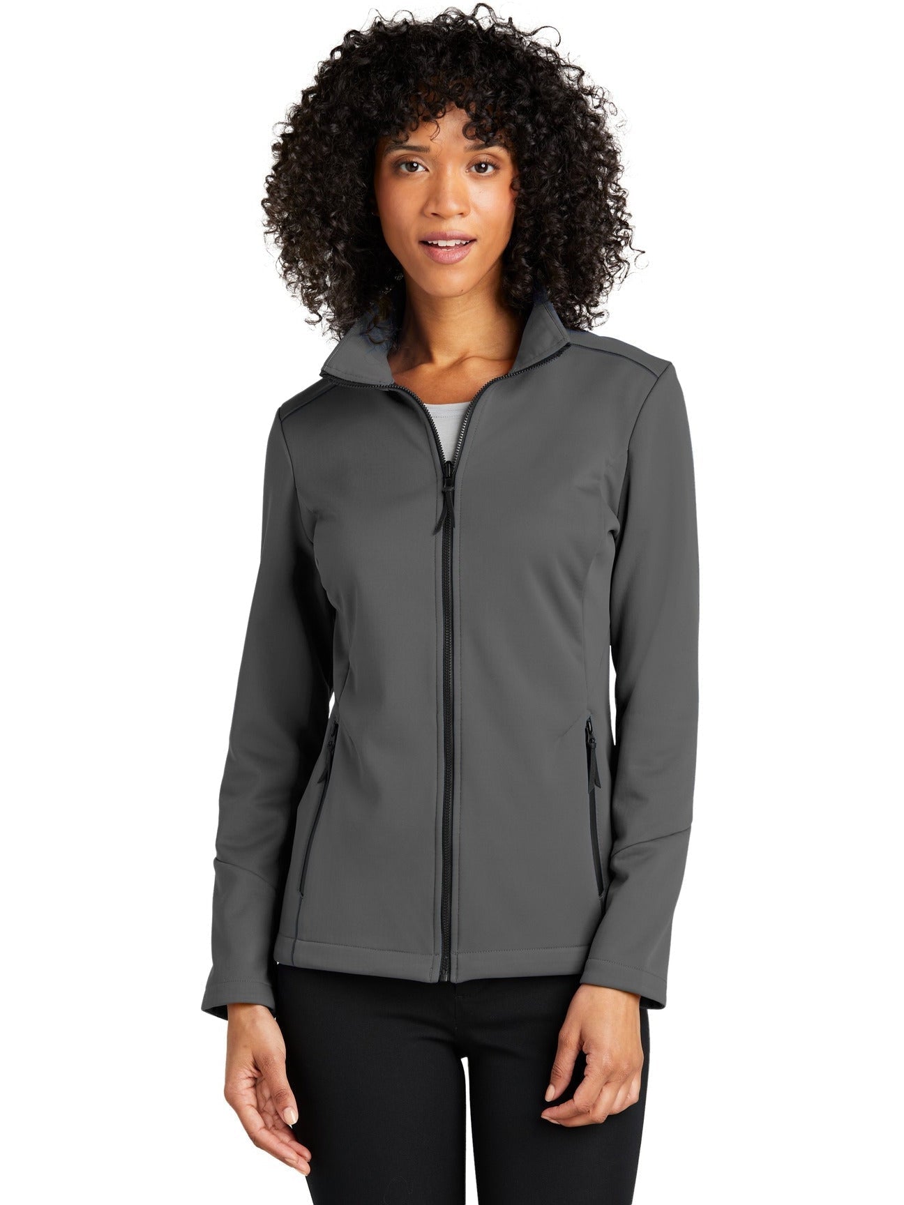 no-logo Port Authority Ladies Collective Tech Soft Shell Jacket-Regular-Port Authority-Thread Logic