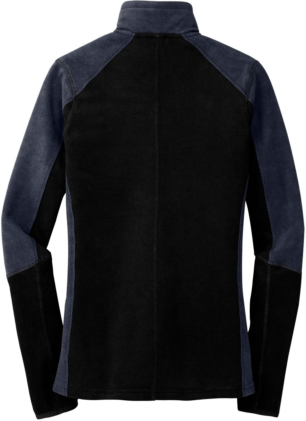 no-logo Port Authority Ladies Colorblock Microfleece Jacket-Regular-Port Authority-Thread Logic