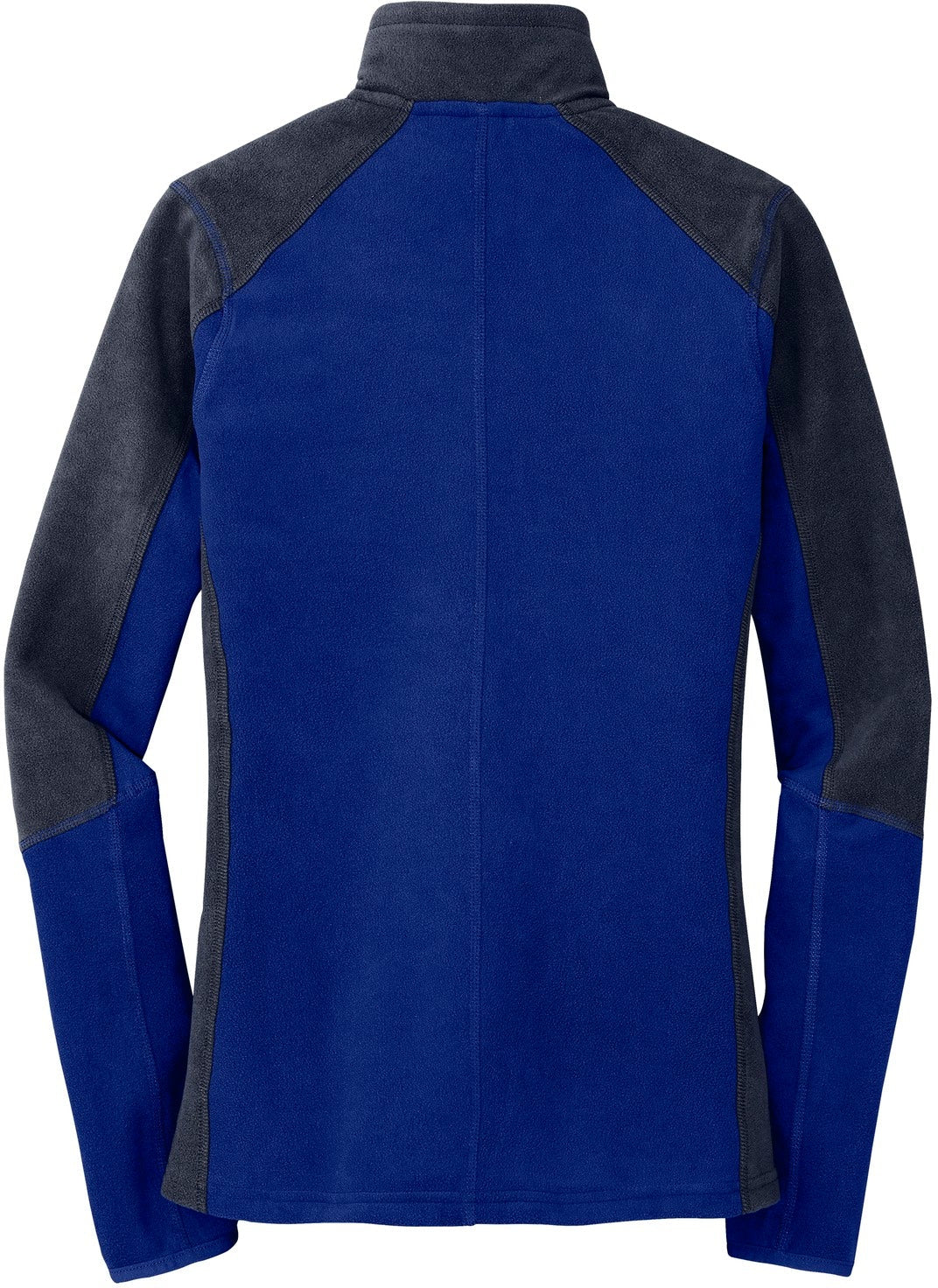 no-logo Port Authority Ladies Colorblock Microfleece Jacket-Regular-Port Authority-Thread Logic