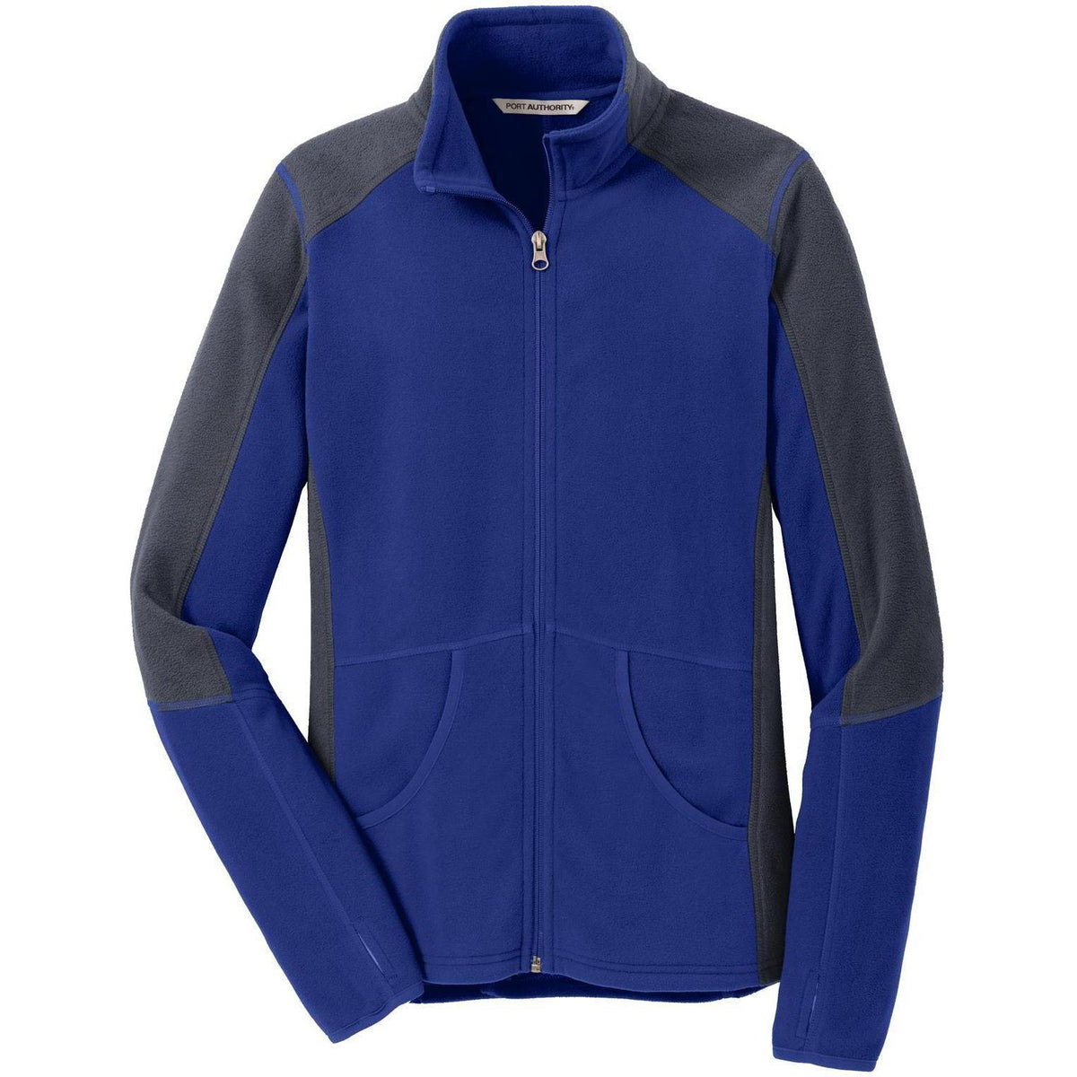 no-logo Port Authority Ladies Colorblock Microfleece Jacket