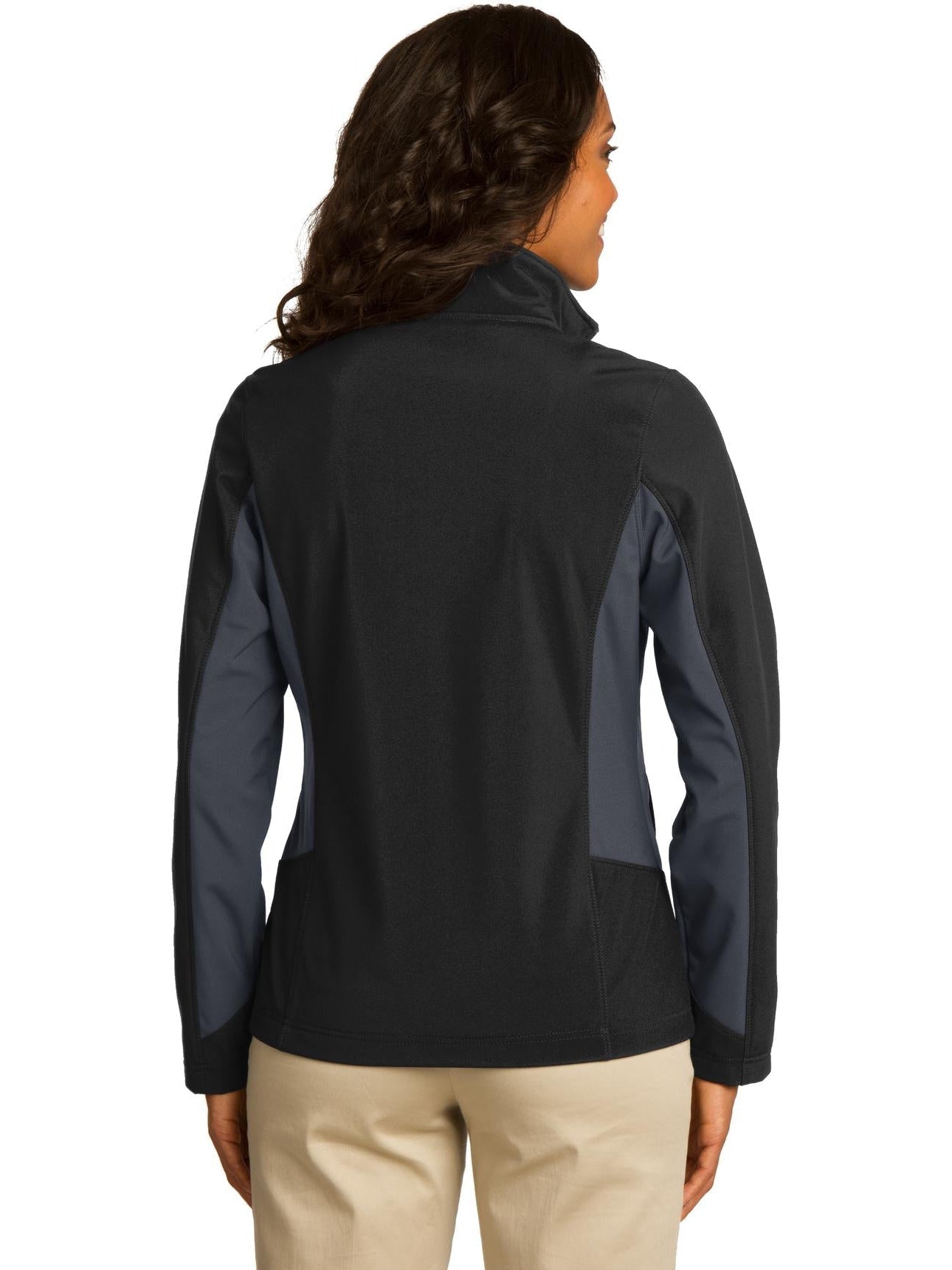 no-logo Port Authority Ladies Colorblock Soft Shell-Regular-Port Authority-Thread Logic