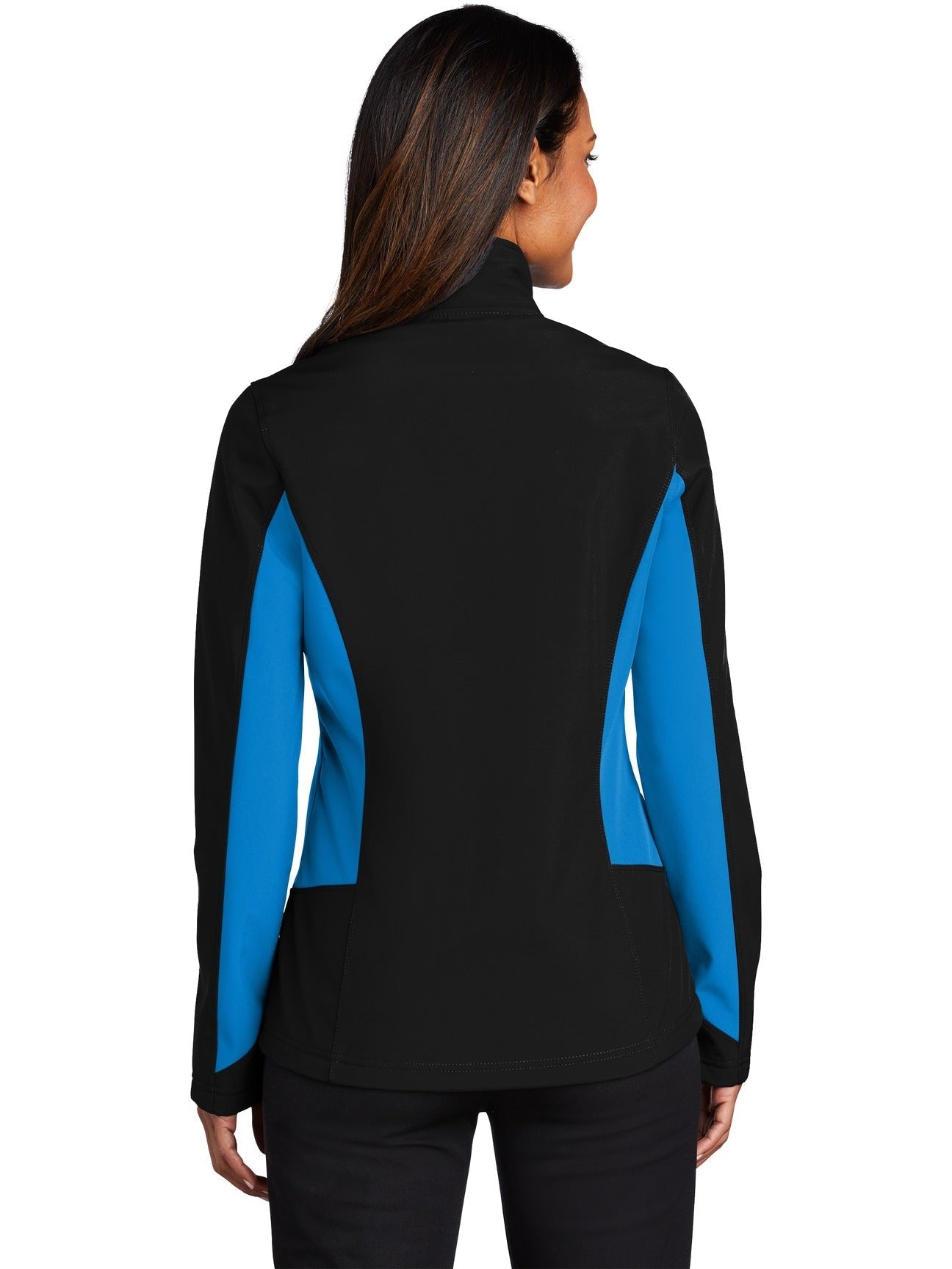 no-logo Port Authority Ladies Colorblock Soft Shell-Regular-Port Authority-Thread Logic