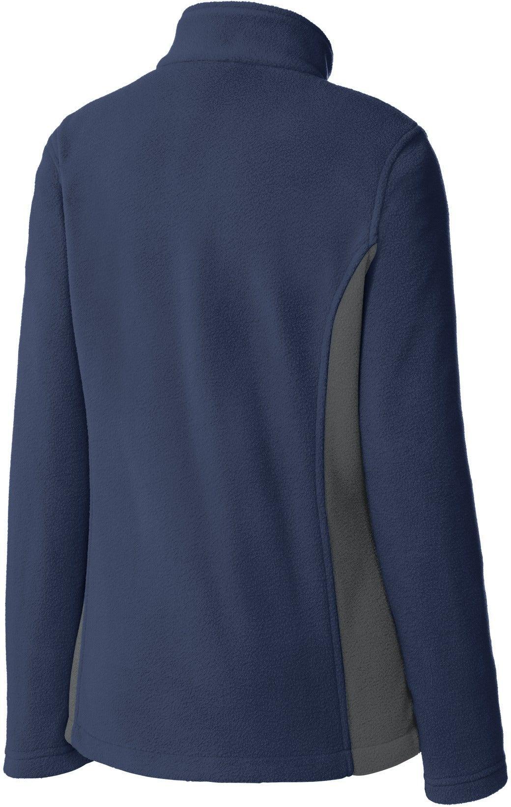 no-logo Port Authority Ladies Colorblock Value Fleece Jacket-Regular-Port Authority-Thread Logic