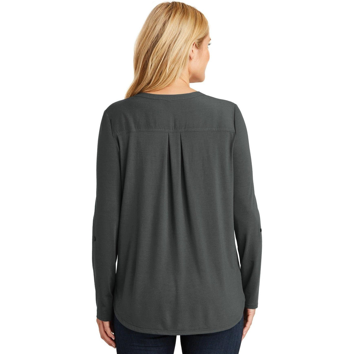 no-logo Port Authority Women's Concept Henley Tunic-Active-Port Authority-Thread Logic
