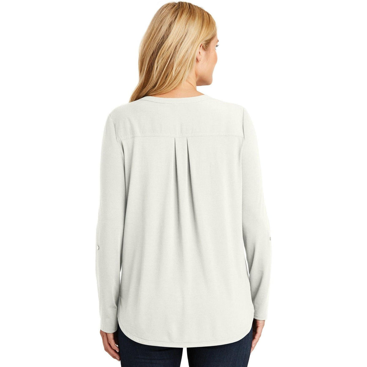 no-logo Port Authority Women's Concept Henley Tunic-Active-Port Authority-Thread Logic