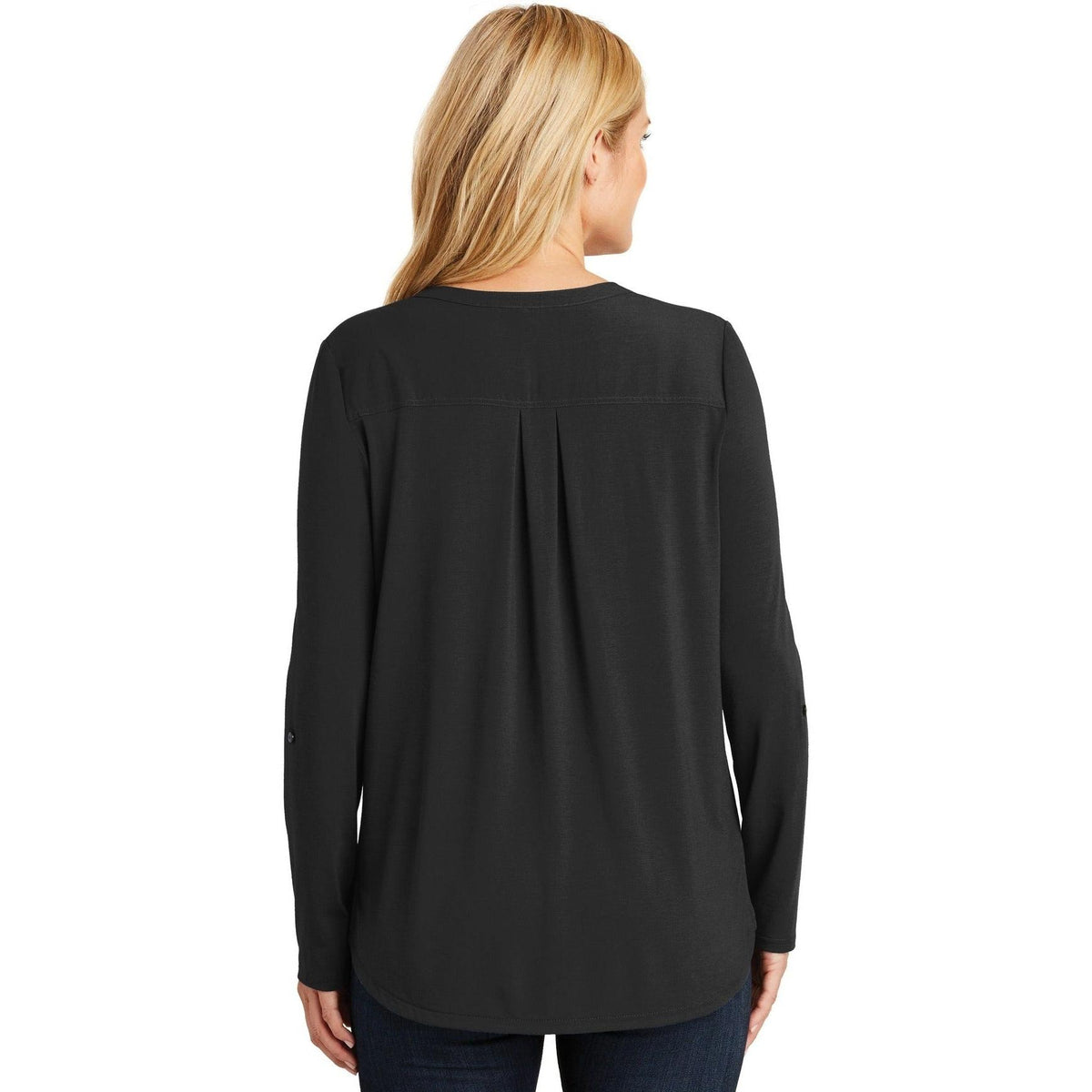 no-logo Port Authority Women's Concept Henley Tunic-Active-Port Authority-Thread Logic