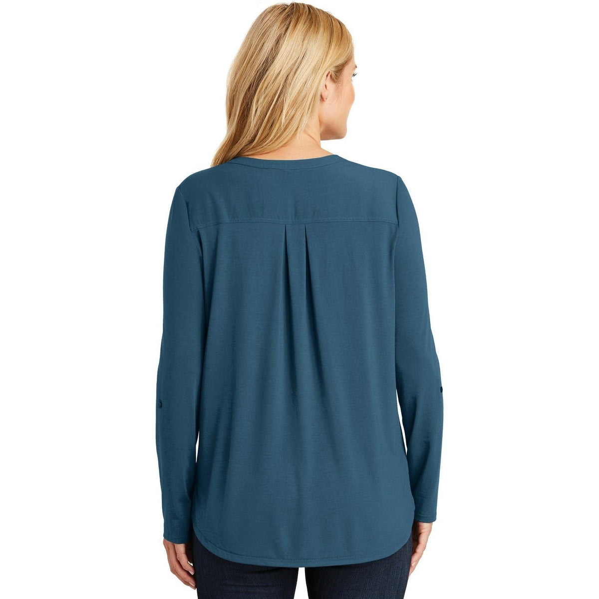 no-logo Port Authority Women's Concept Henley Tunic-Active-Port Authority-Thread Logic
