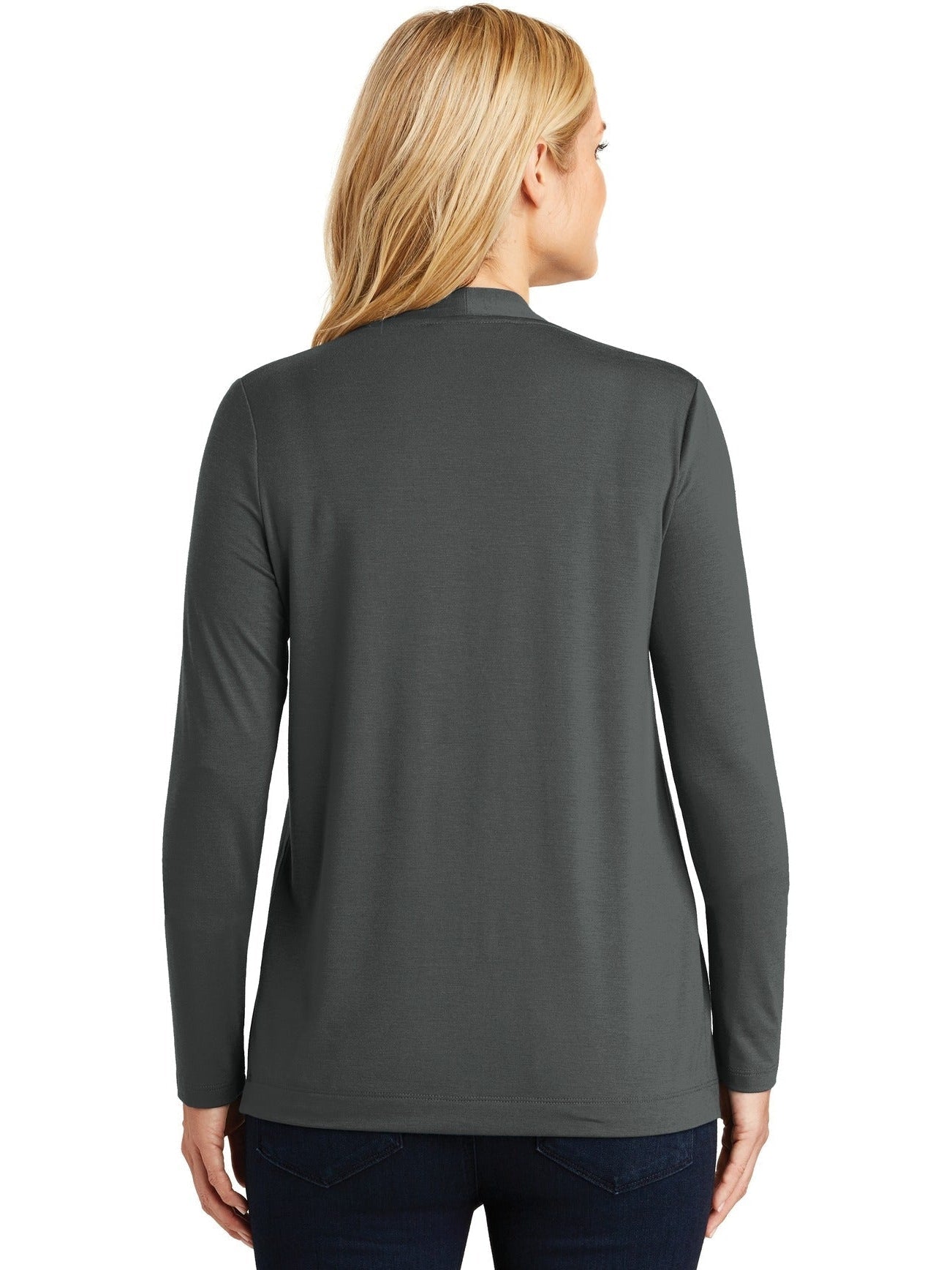 no-logo Port Authority Ladies Concept Open Cardigan-Regular-Port Authority-Thread Logic