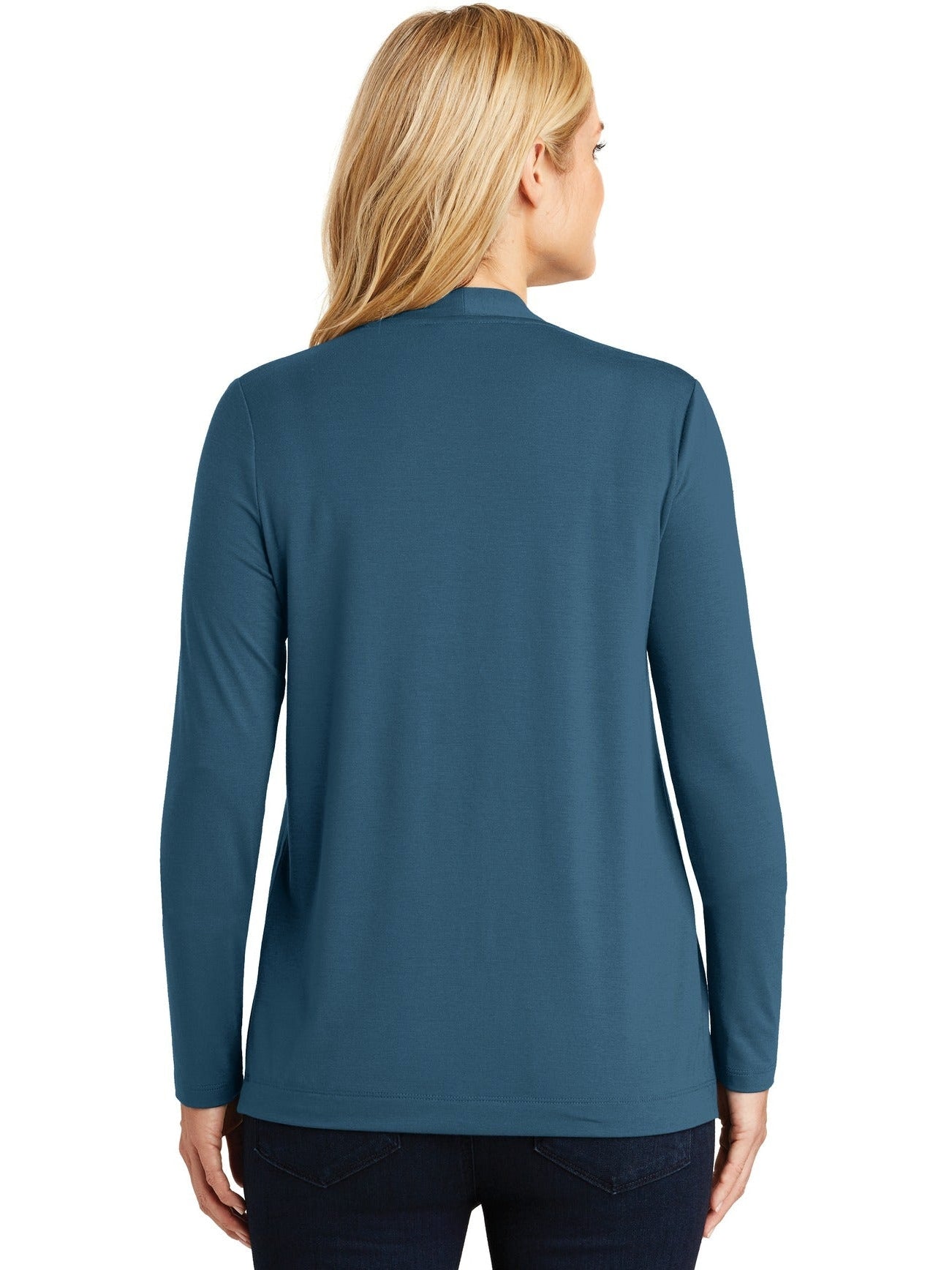 no-logo Port Authority Ladies Concept Open Cardigan-Regular-Port Authority-Thread Logic