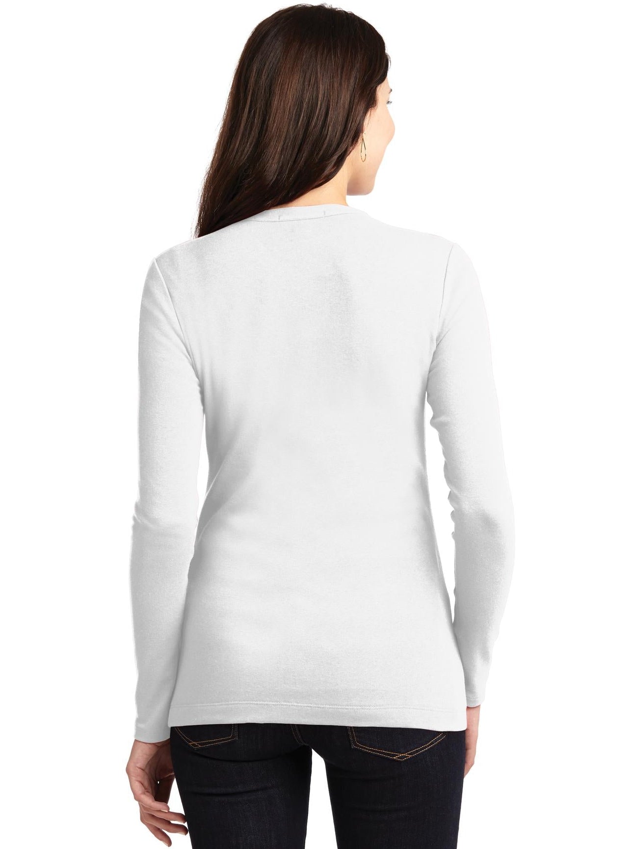 no-logo Port Authority Ladies Concept Stretch Button-Front Cardigan-Regular-Port Authority-Thread Logic