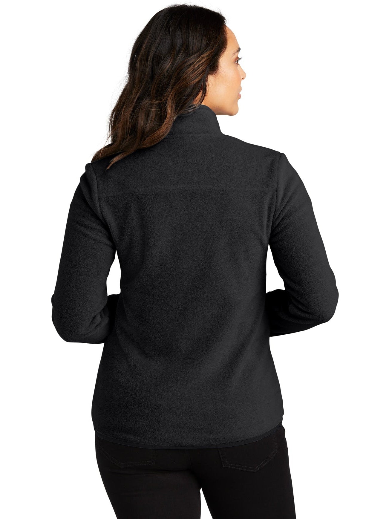 no-logo Port Authority Ladies Connection Fleece Jacket-Regular-Port Authority-Thread Logic
