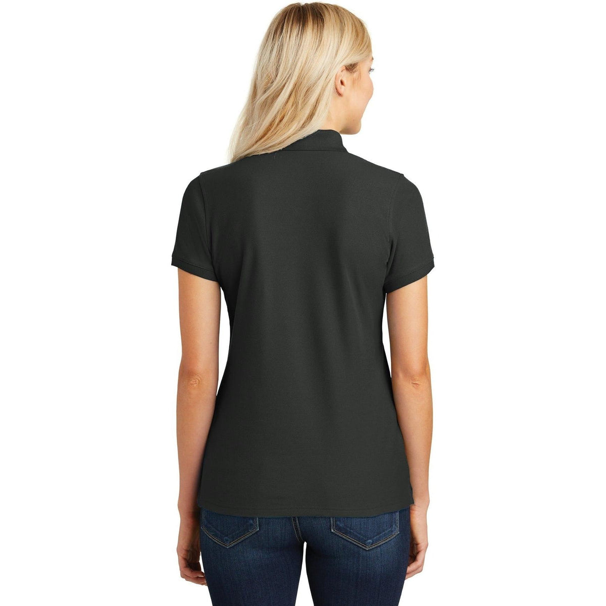no-logo Port Authority Women's Core Classic Pique Polo-Regular-Port Authority-Thread Logic