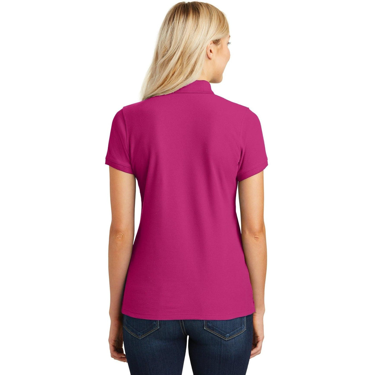 no-logo Port Authority Women's Core Classic Pique Polo-Regular-Port Authority-Thread Logic