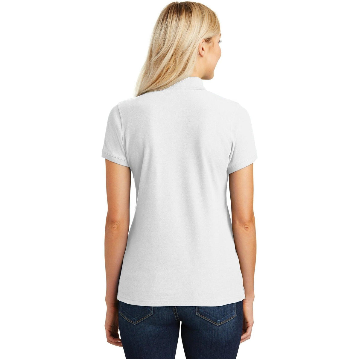 no-logo Port Authority Women's Core Classic Pique Polo-Regular-Port Authority-Thread Logic