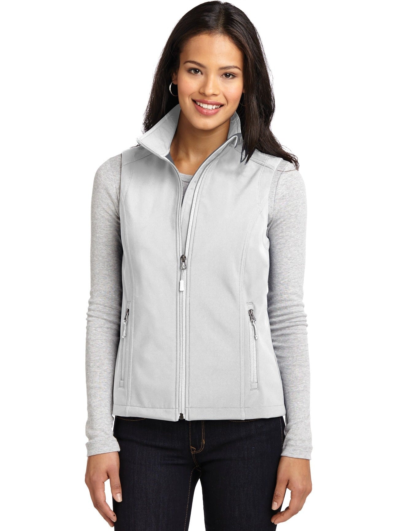 no-logo Port Authority Ladies Core Soft Shell Vest-Regular-Port Authority-Thread Logic