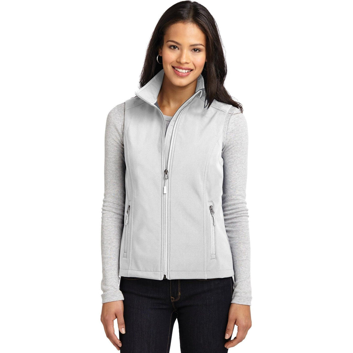no-logo Port Authority Women's Core Soft Shell Vest-Vests-Port Authority-Thread Logic