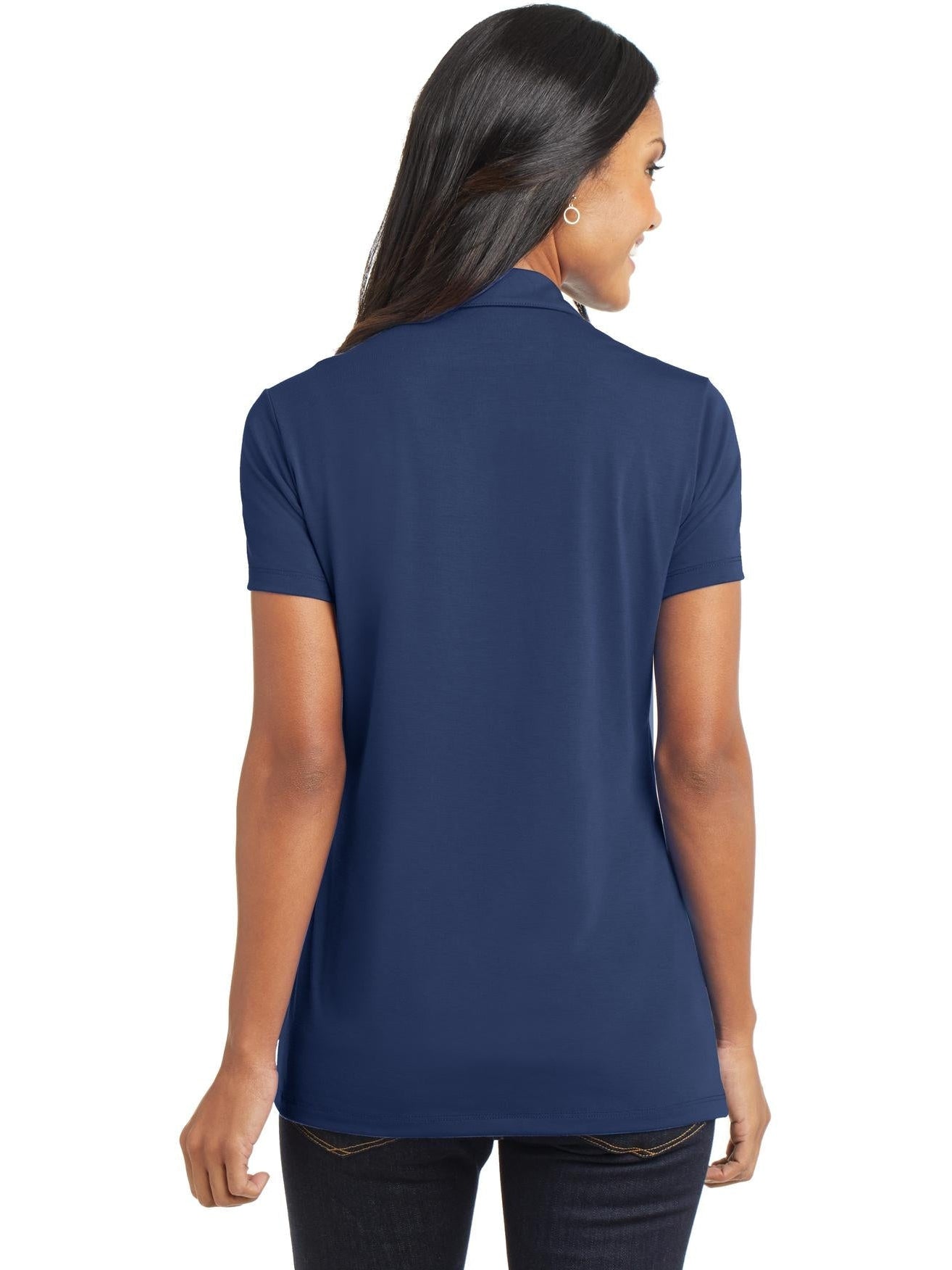 no-logo Port Authority Ladies Cotton Touch Performance Polo-Regular-Port Authority-Thread Logic