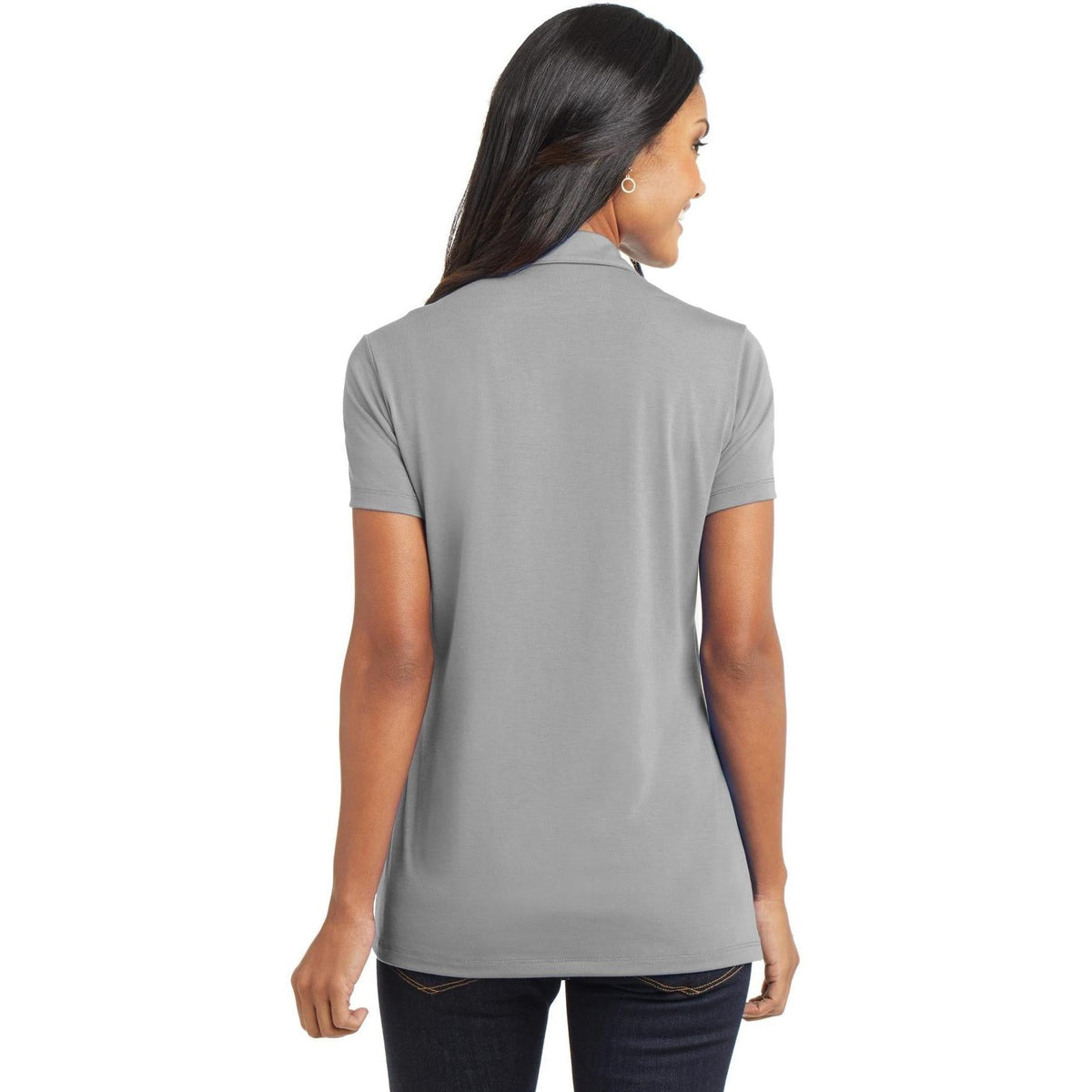 no-logo Port Authority Women's Cotton Touch Performance Polo-Regular-Port Authority-Thread Logic