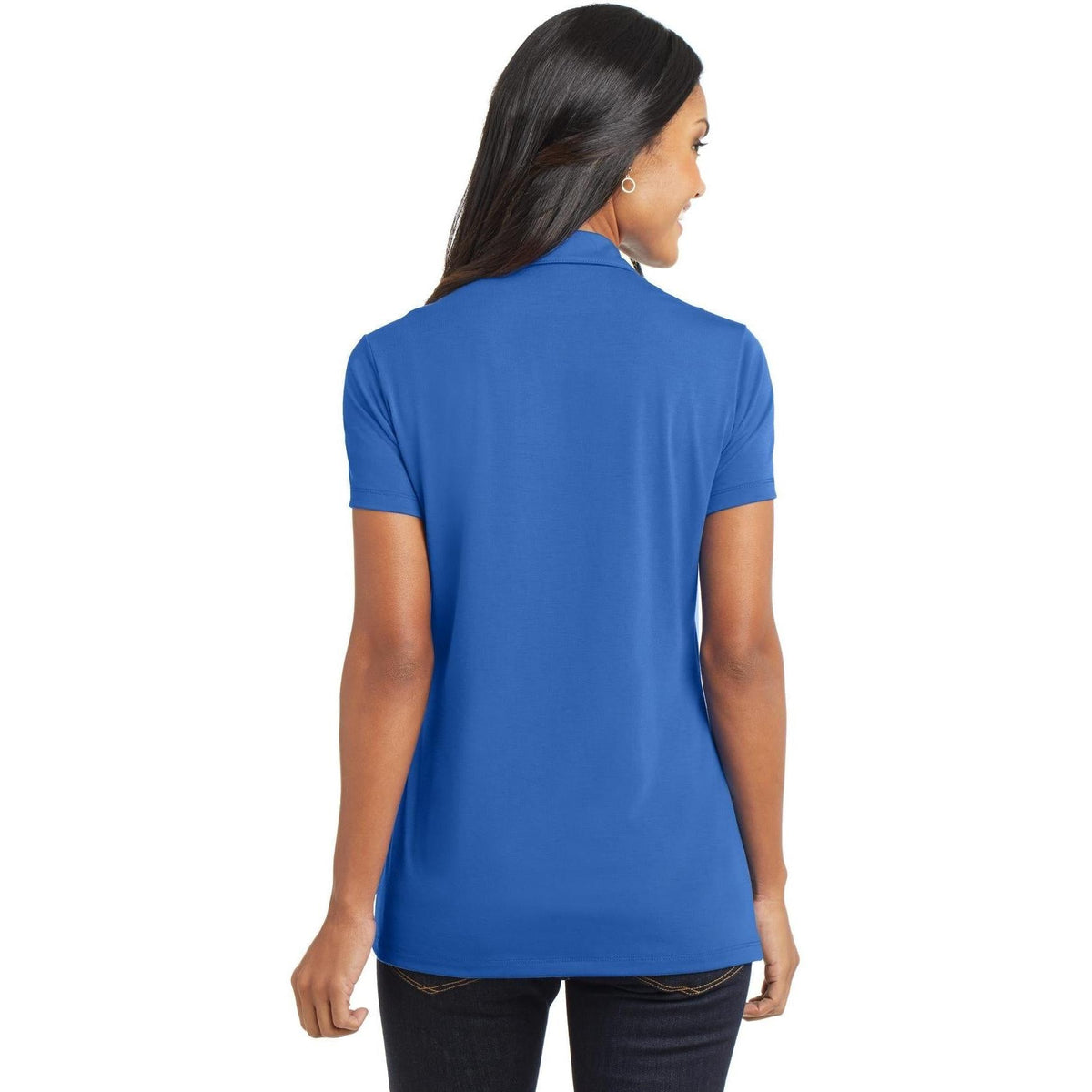 no-logo Port Authority Women's Cotton Touch Performance Polo-Regular-Port Authority-Thread Logic