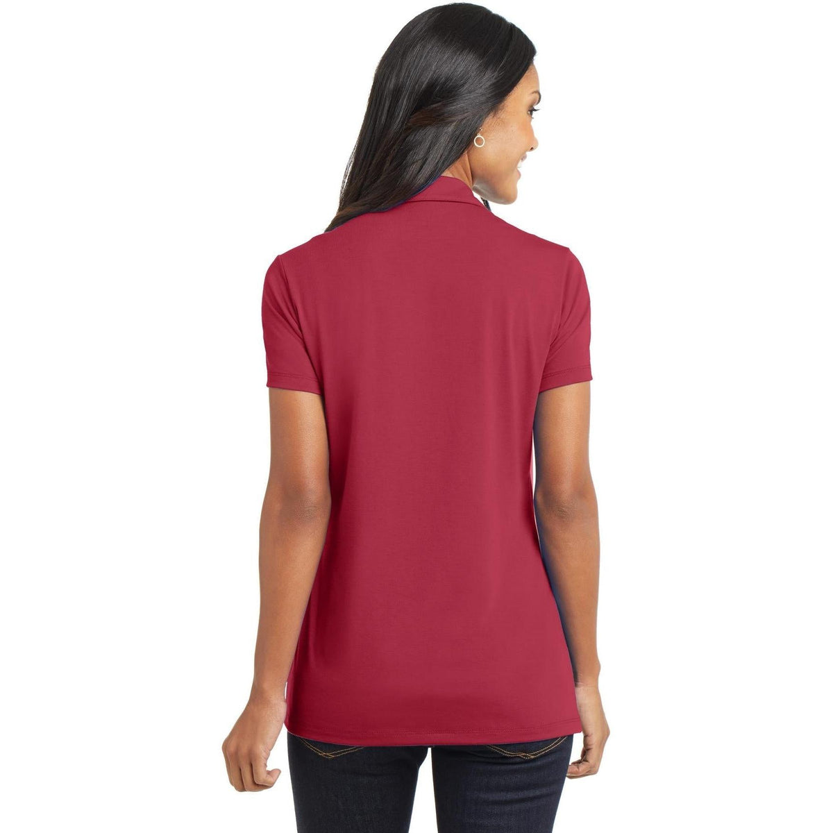 no-logo Port Authority Women's Cotton Touch Performance Polo-Regular-Port Authority-Thread Logic