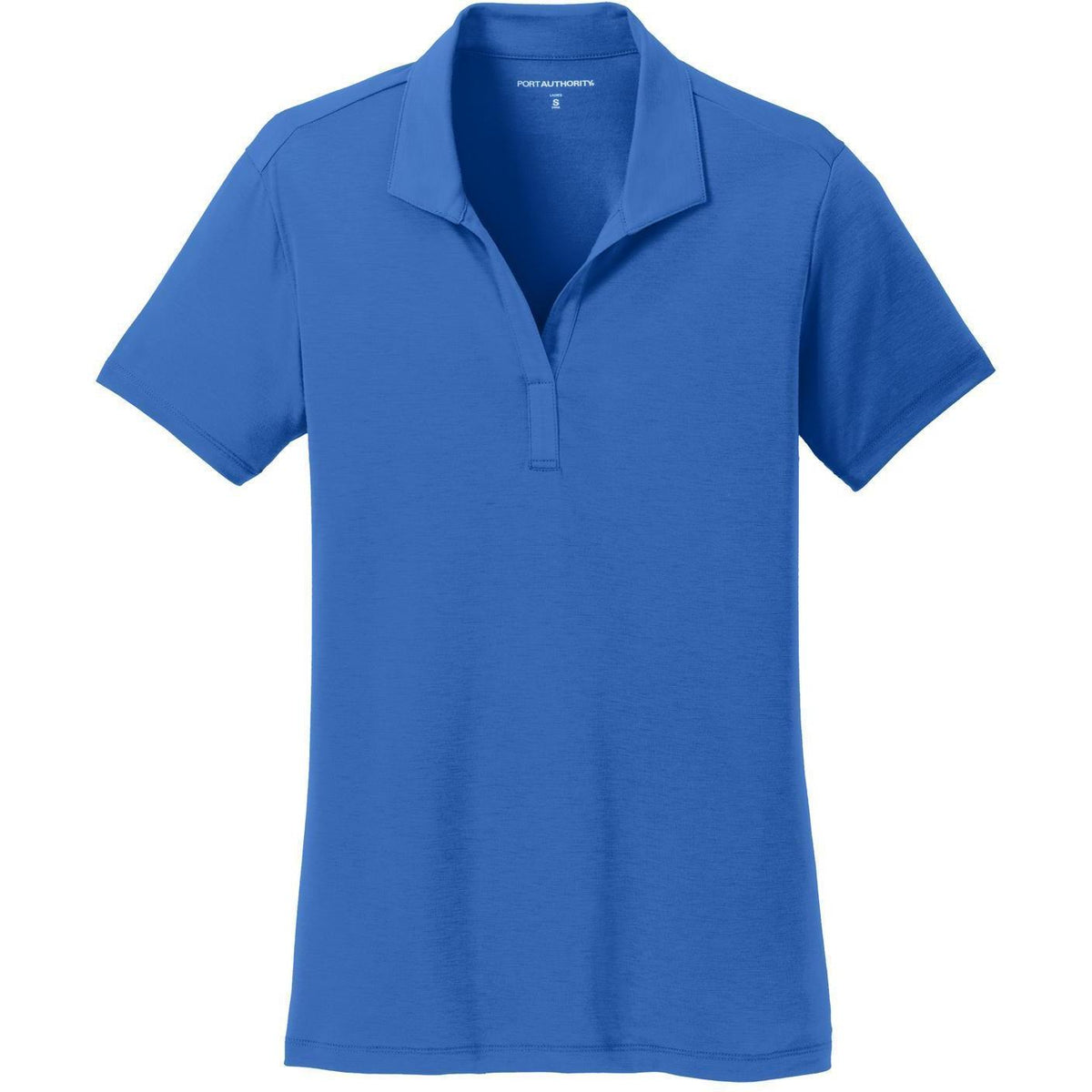 no-logo Port Authority Women's Cotton Touch Performance Polo-Regular-Port Authority-Strong Blue-S-Thread Logic