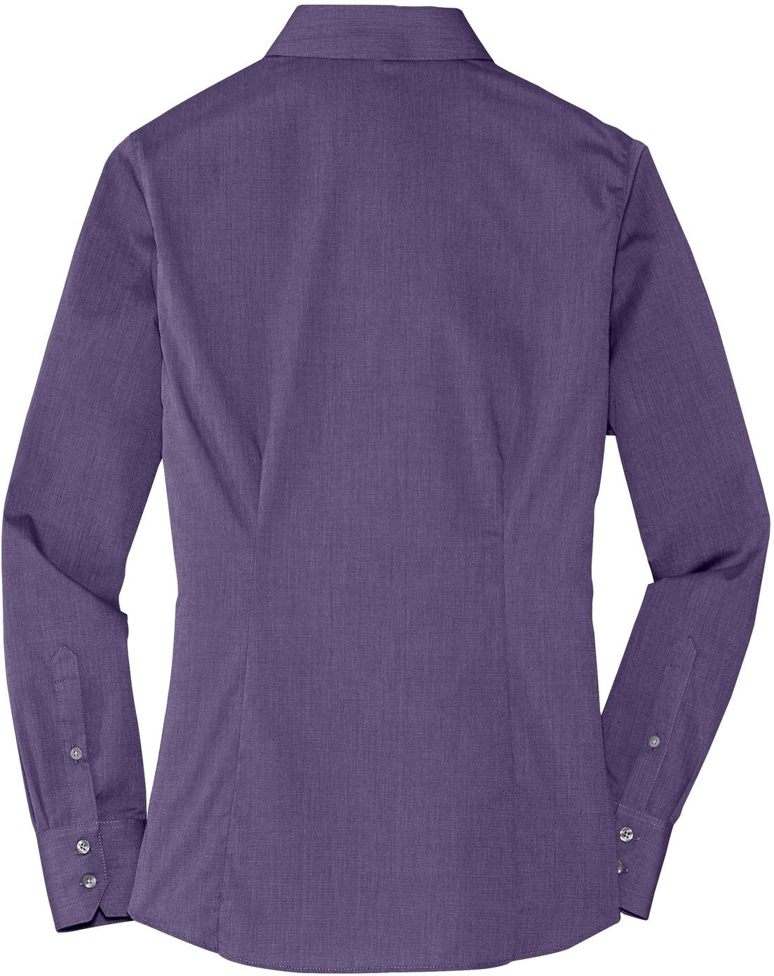 no-logo Port Authority Ladies Crosshatch Easy Care Shirt-Regular-Port Authority-Thread Logic