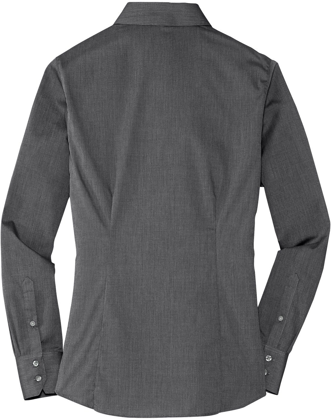 no-logo Port Authority Ladies Crosshatch Easy Care Shirt-Regular-Port Authority-Thread Logic