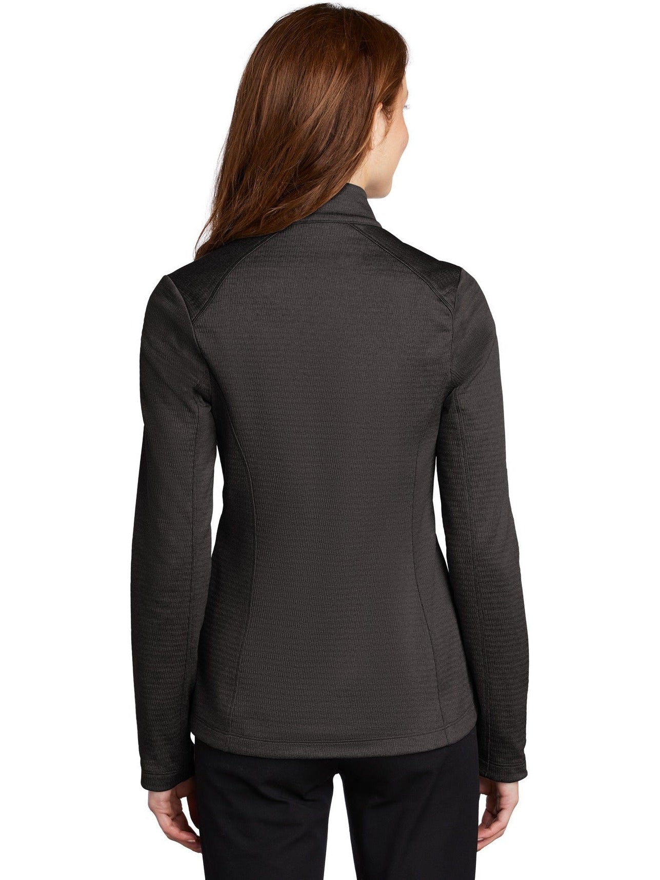 no-logo Port Authority Ladies Diamond Heather Fleece Full-Zip Jacket-Regular-Port Authority-Thread Logic