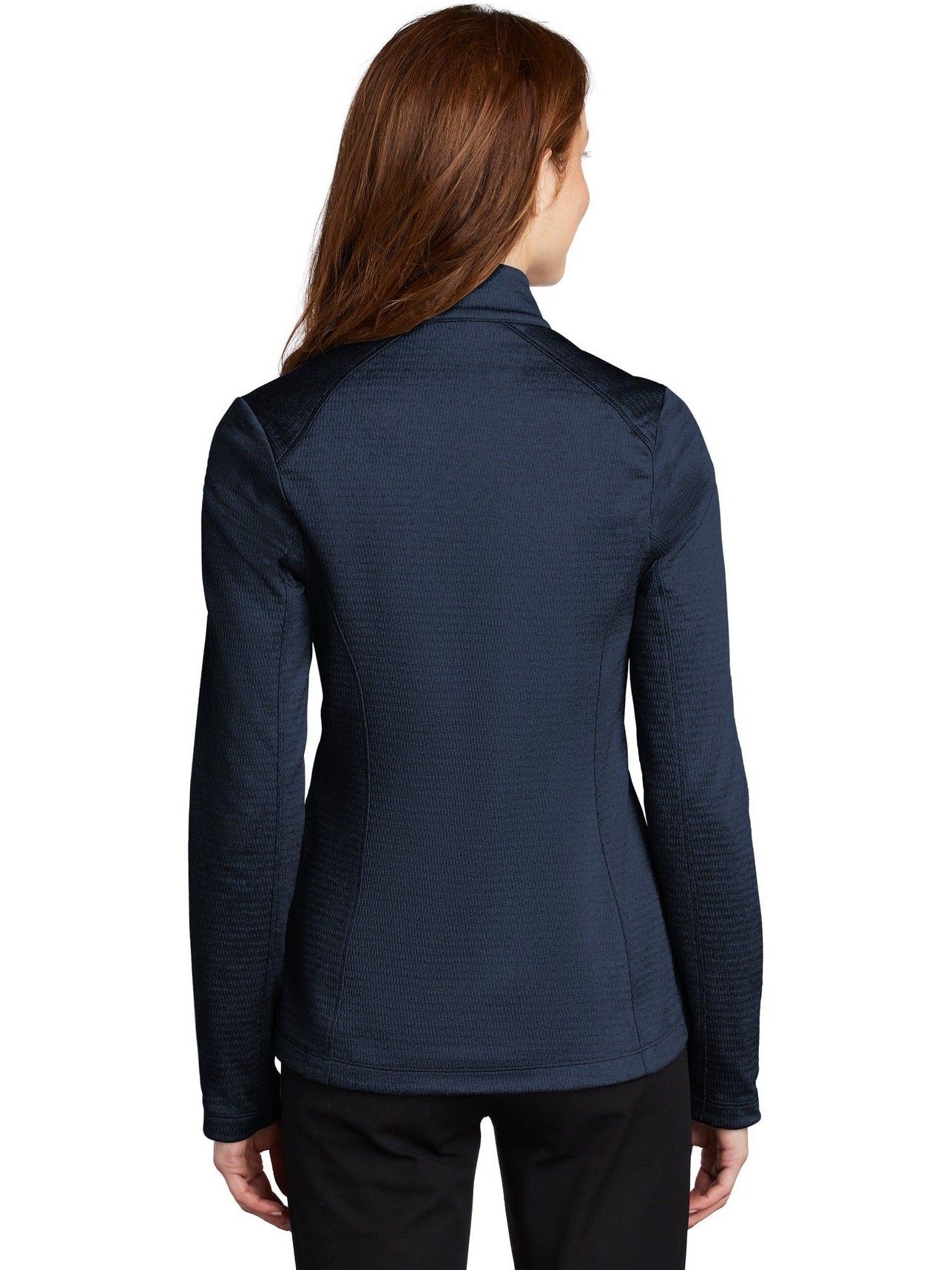 no-logo Port Authority Ladies Diamond Heather Fleece Full-Zip Jacket-Regular-Port Authority-Thread Logic