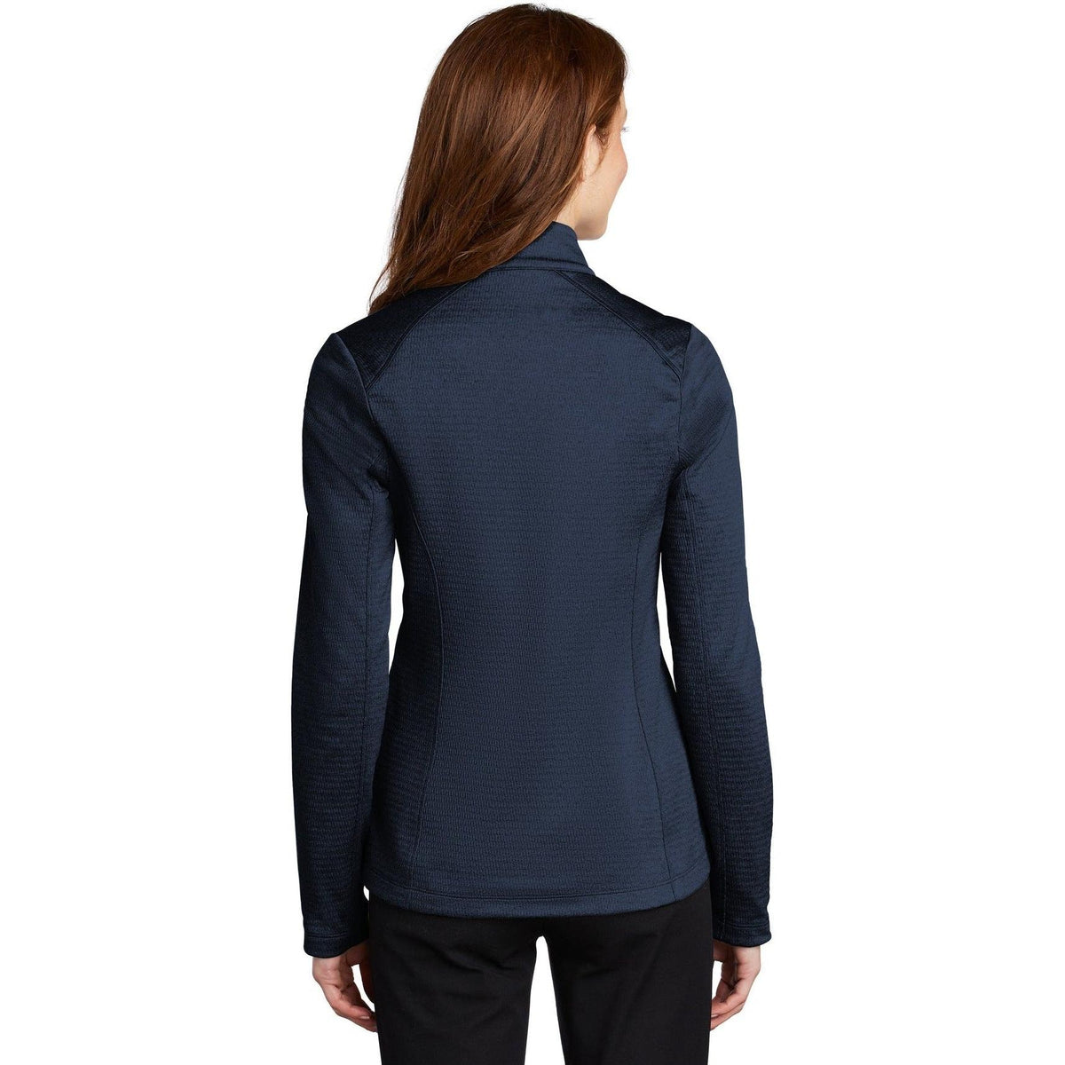 no-logo Port Authority Ladies Diamond Heather Fleece Full-Zip Jacket-Regular-Port Authority-Thread Logic