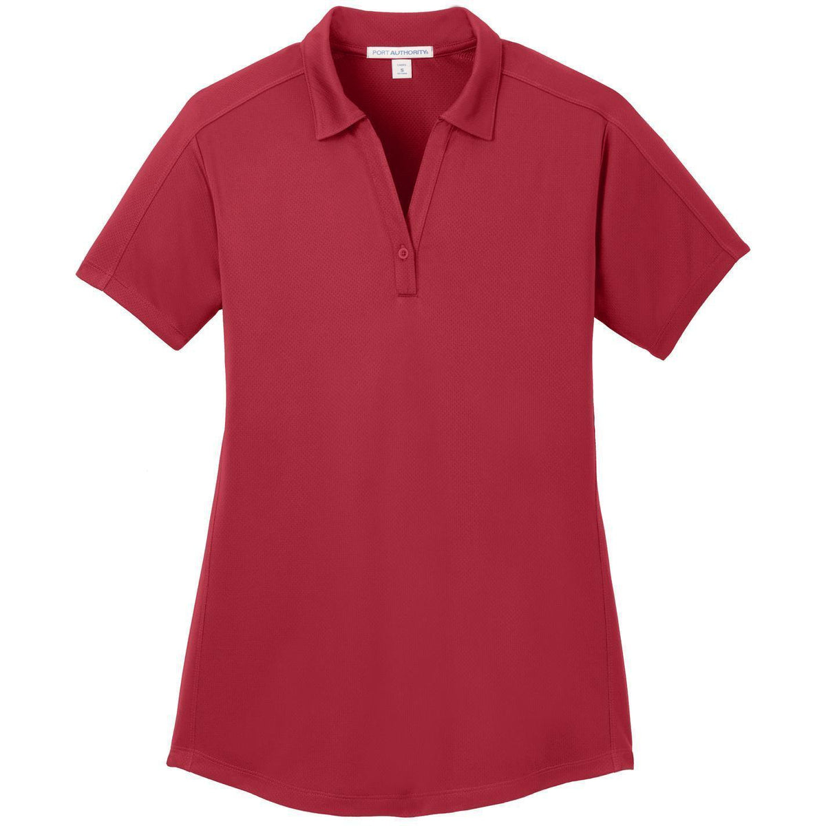 no-logo Port Authority Women's Diamond Jacquard Polo-Regular-Port Authority-Rich Red-XS-Thread Logic