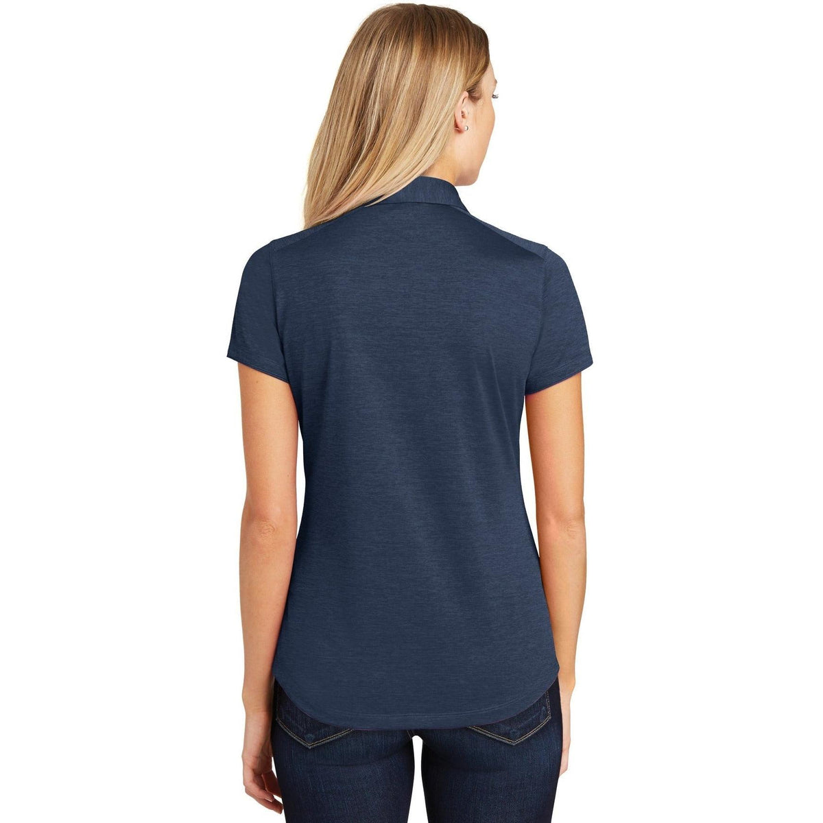 no-logo Port Authority Women's Digi Heather Performance Polo-Regular-Port Authority-Thread Logic