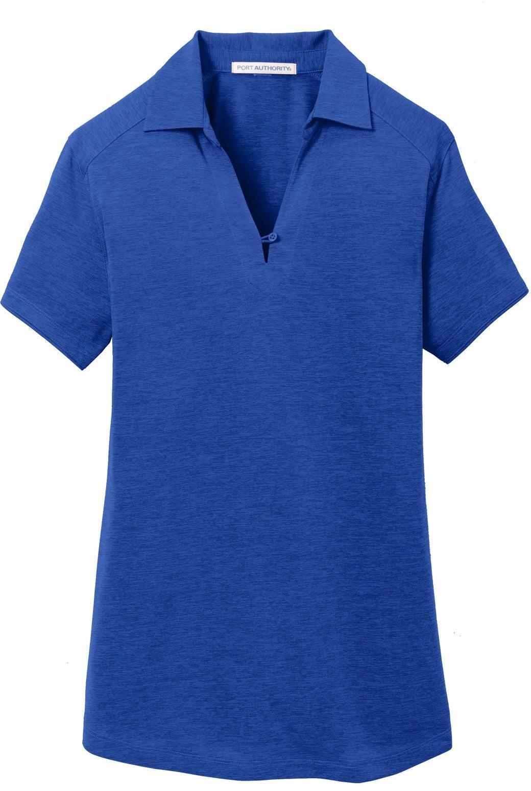 Port Authority Ladies Digi Heather Performance Polo