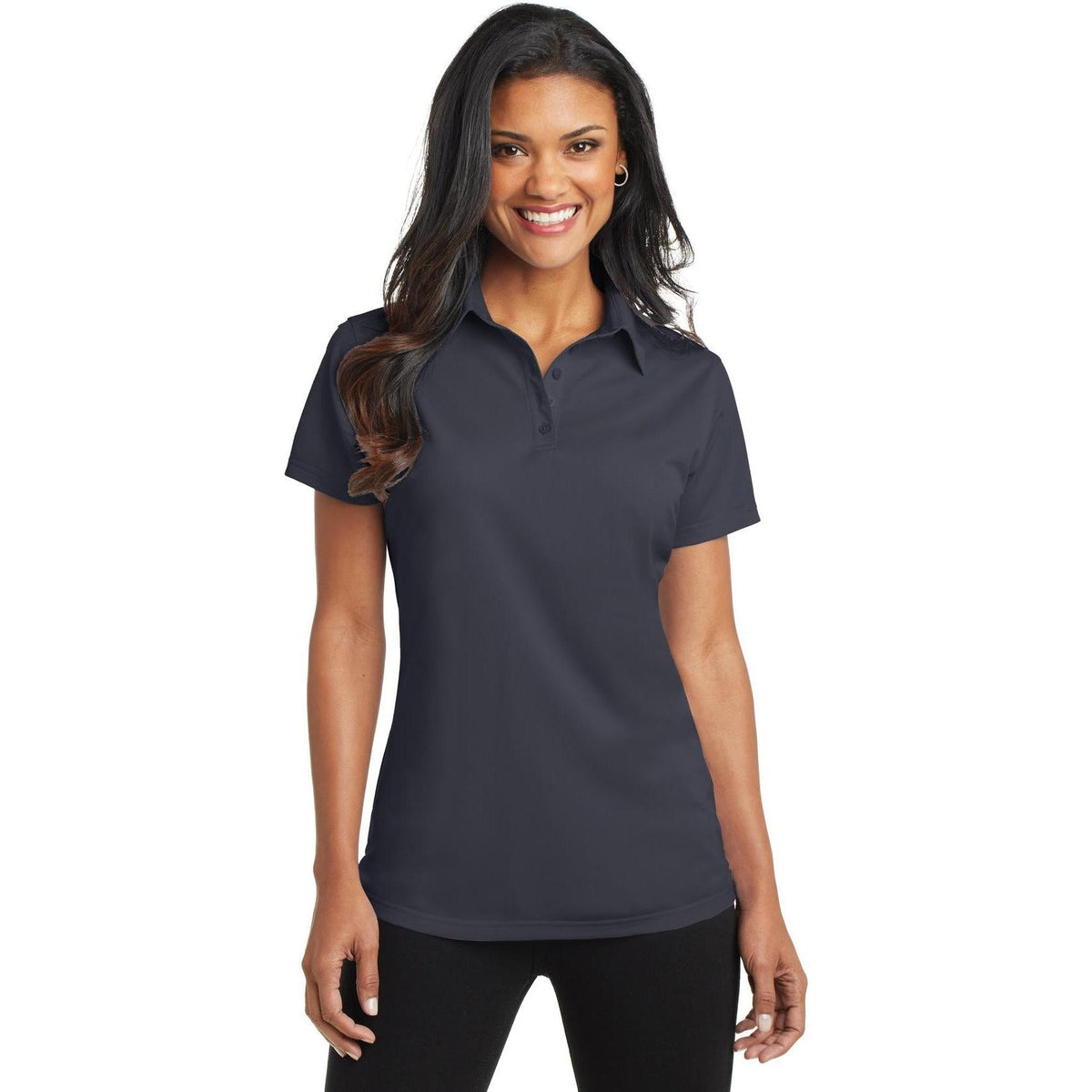 no-logo Port Authority Women's Dimension Polo-Discontinued-Port Authority-Thread Logic
