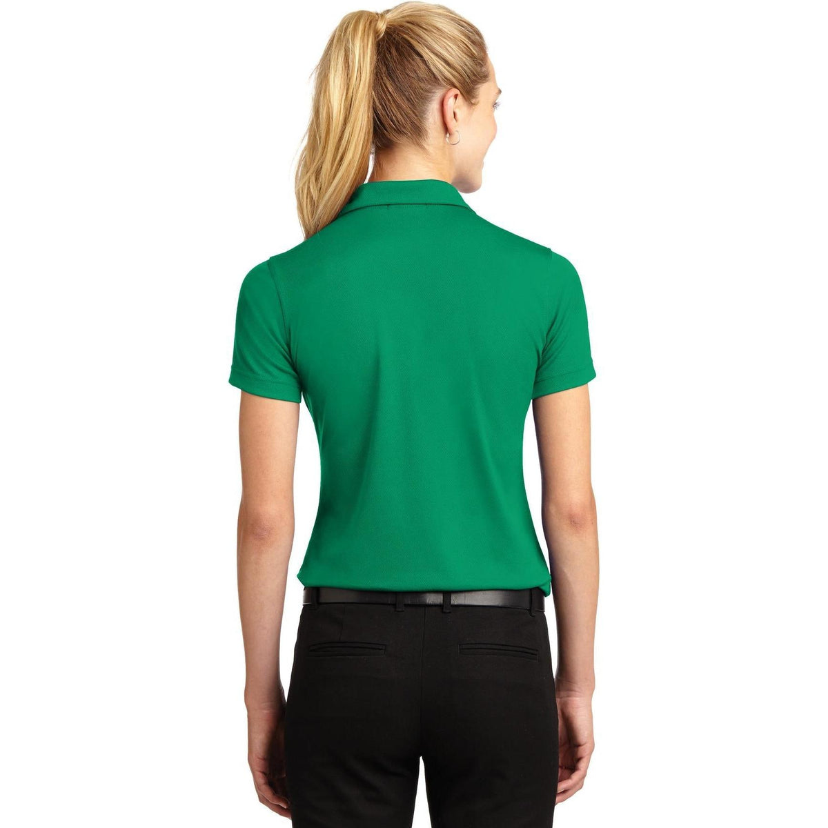 no-logo Sport-Tek Women's Dri-Mesh V-Neck Polo Shirt-Regular-Sport-Tek-Thread Logic
