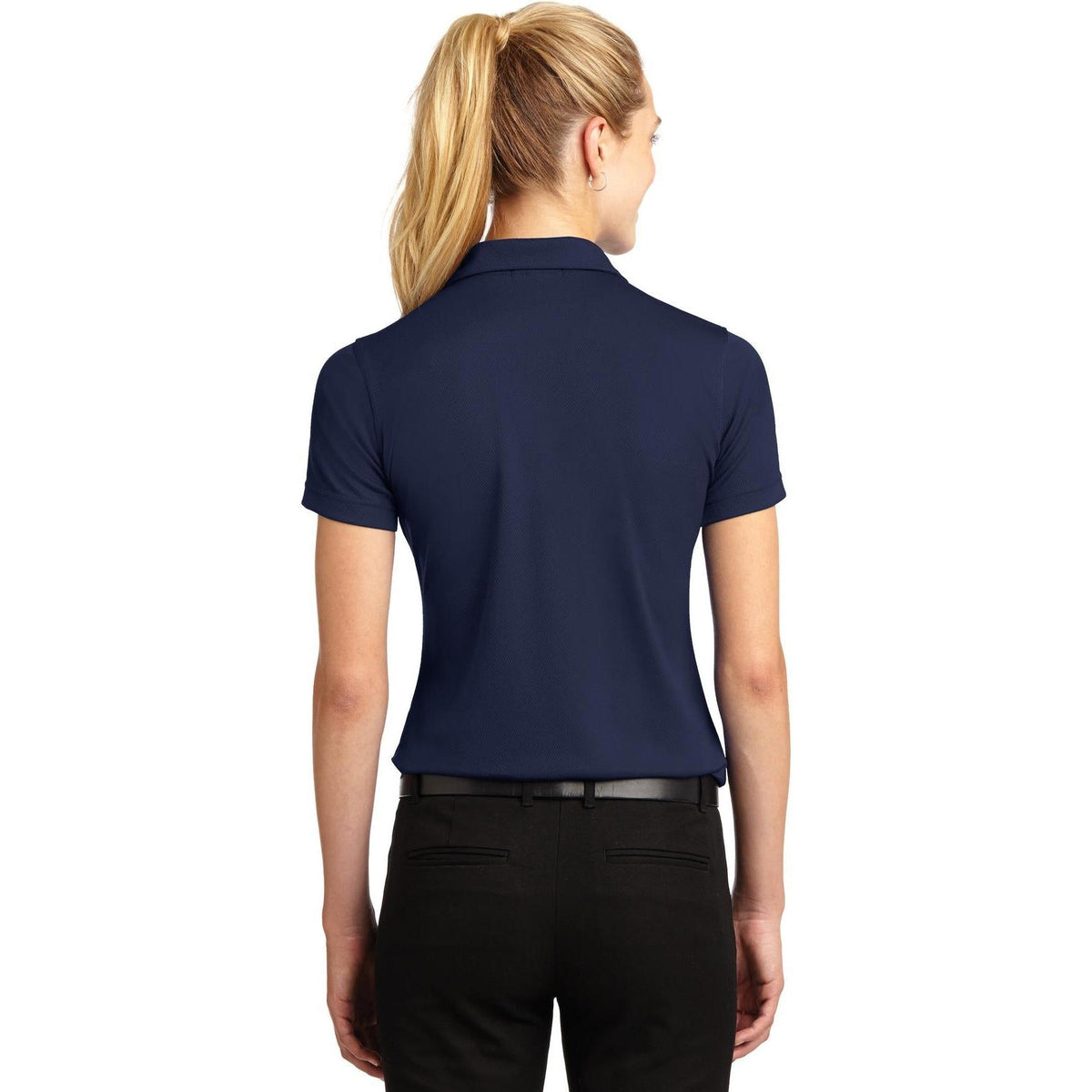 no-logo Sport-Tek Women's Dri-Mesh V-Neck Polo Shirt-Regular-Sport-Tek-Thread Logic