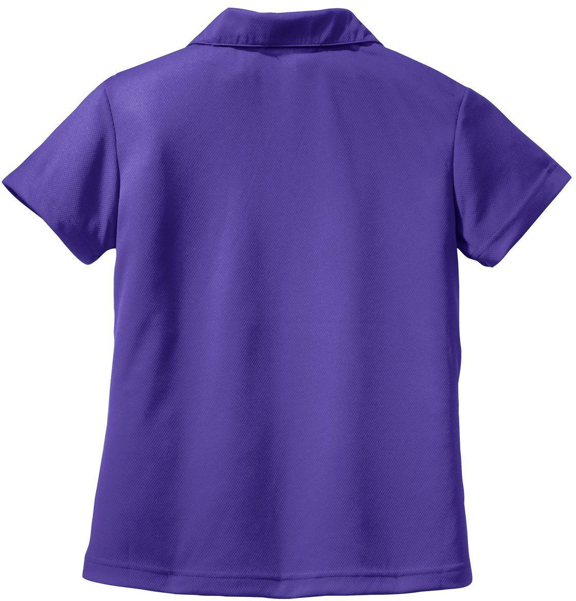 no-logo Port Authority Ladies Dri-Mesh V-Neck Polo Shirt-Regular-Port Authority-Thread Logic