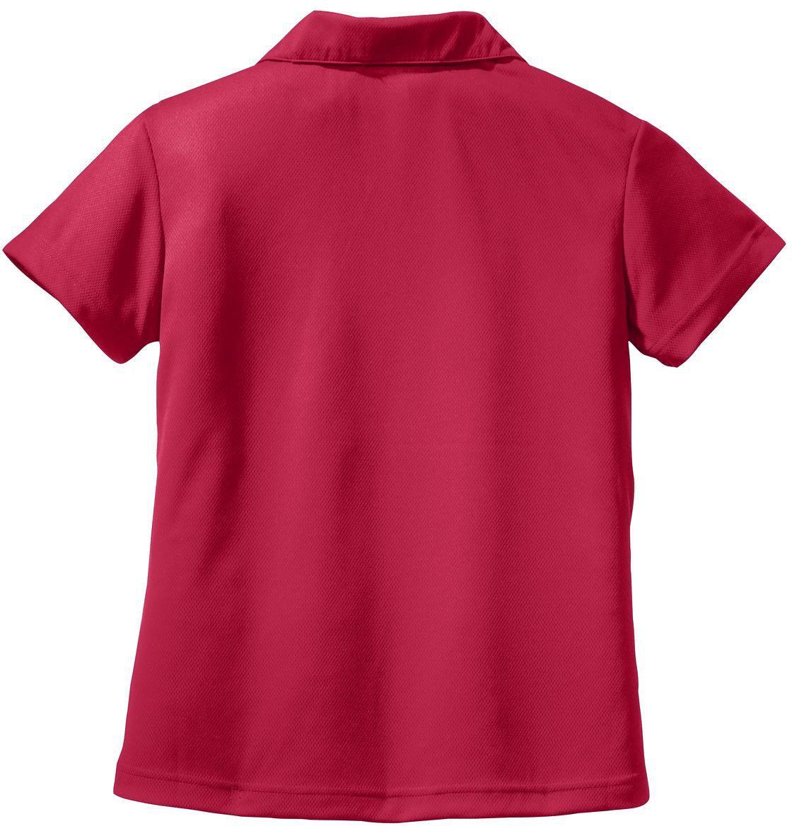 no-logo Port Authority Ladies Dri-Mesh V-Neck Polo Shirt-Regular-Port Authority-Thread Logic