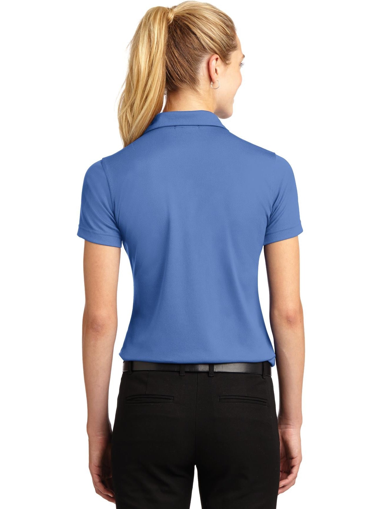 no-logo Port Authority Ladies Dri-Mesh V-Neck Polo Shirt-Regular-Port Authority-Thread Logic