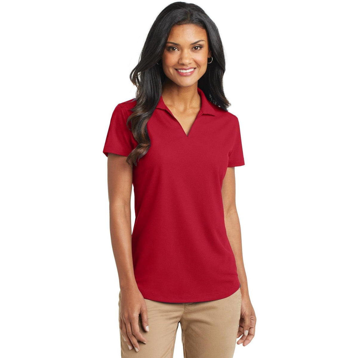 no-logo Port Authority Women's Dry Zone Grid Polo-Regular-Port Authority-Thread Logic