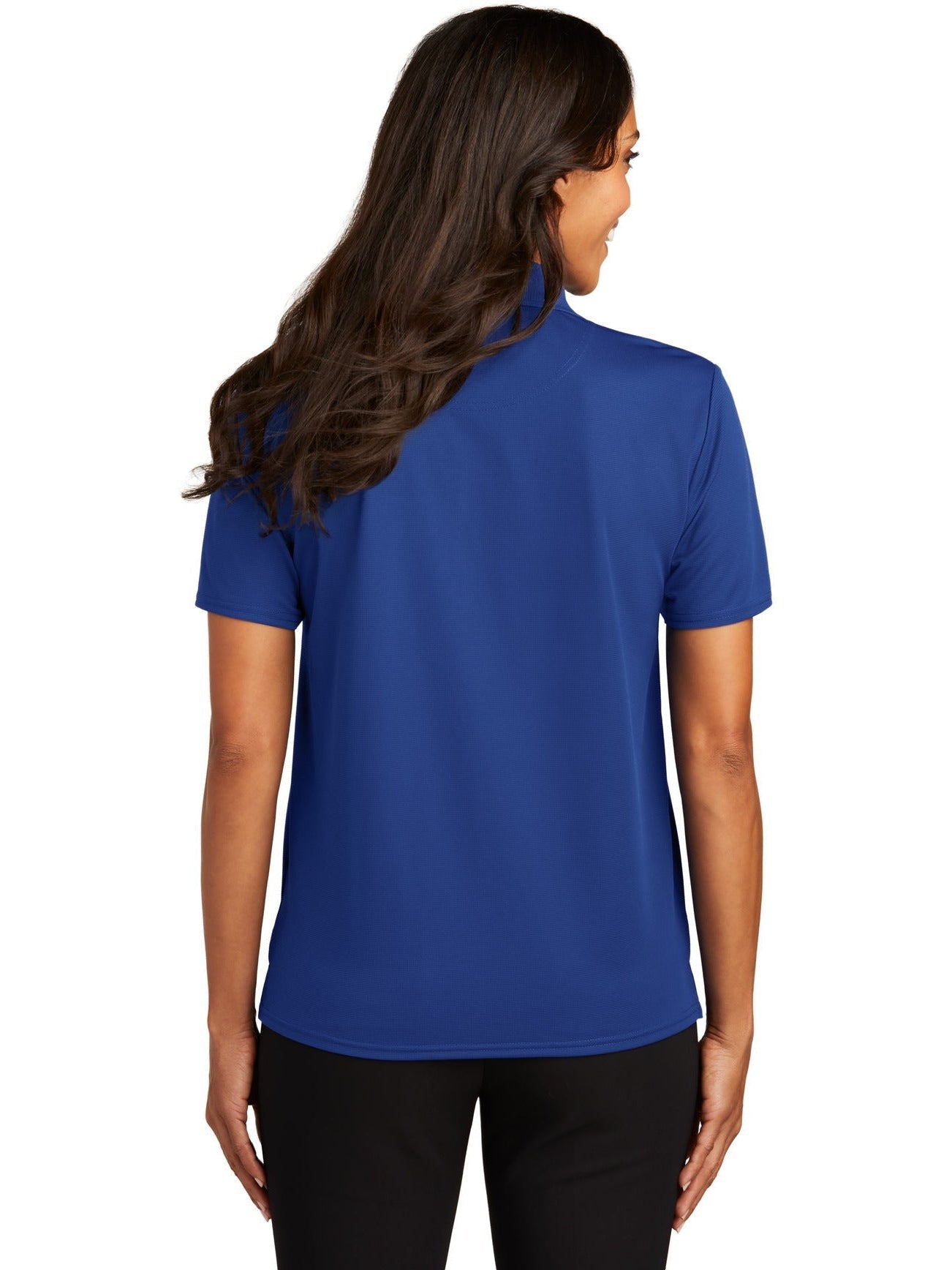 no-logo Port Authority Ladies Dry Zone Ottoman Polo-Regular-Port Authority-Thread Logic