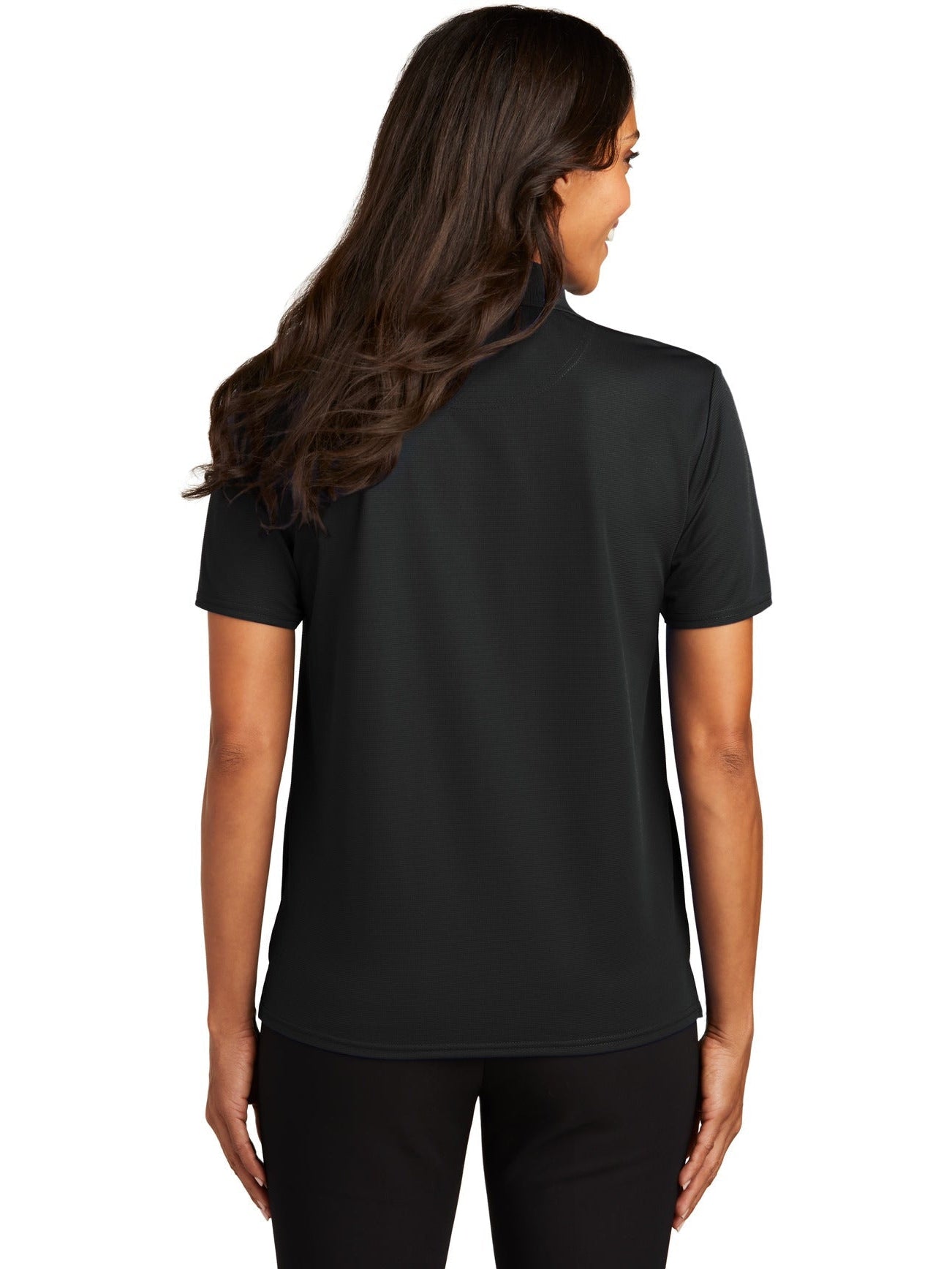 no-logo Port Authority Ladies Dry Zone Ottoman Polo-Regular-Port Authority-Thread Logic