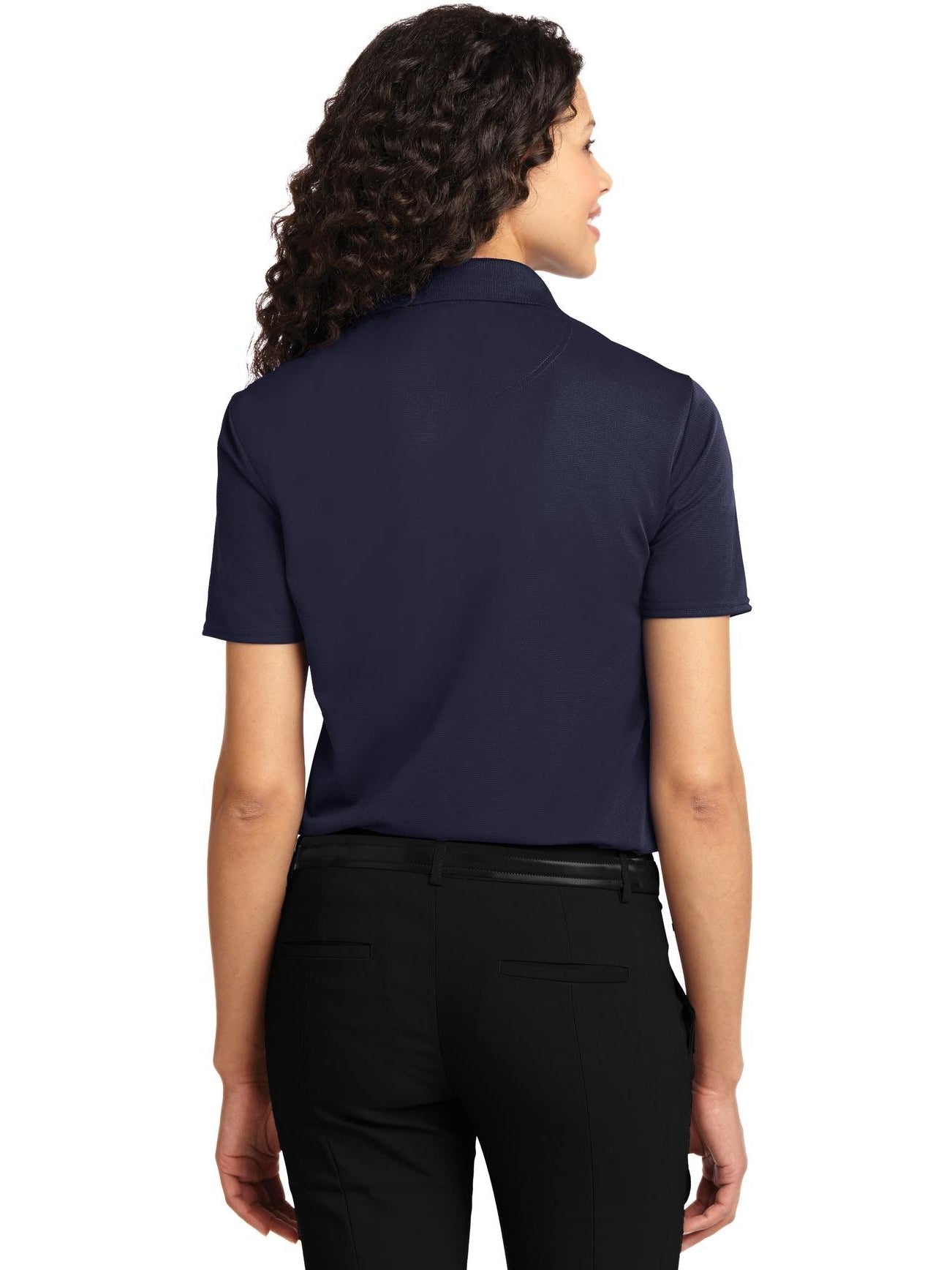 no-logo Port Authority Ladies Dry Zone Ottoman Polo-Regular-Port Authority-Thread Logic