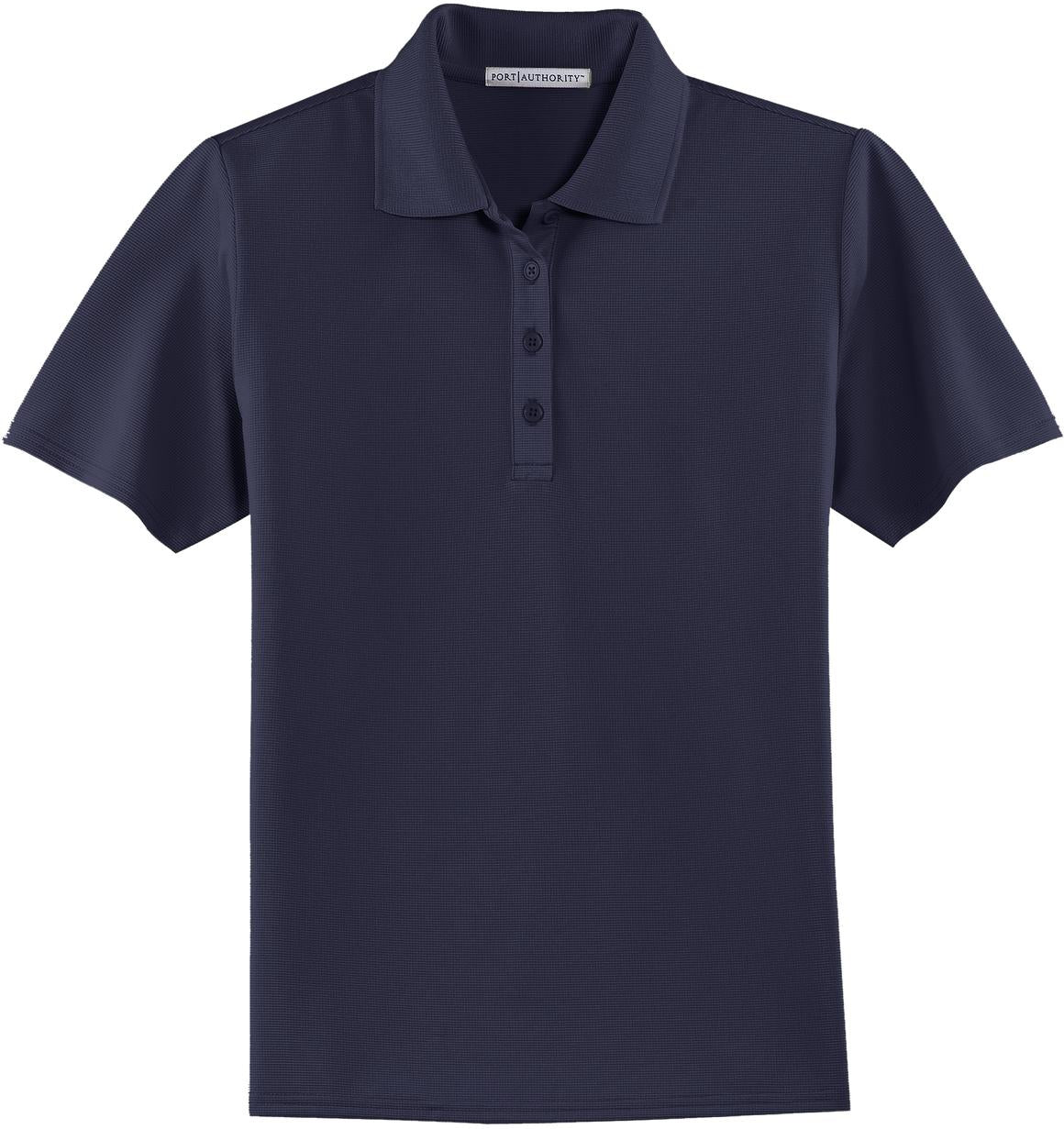 no-logo Port Authority Ladies Dry Zone Ottoman Polo-Regular-Port Authority-Navy-XS-Thread Logic