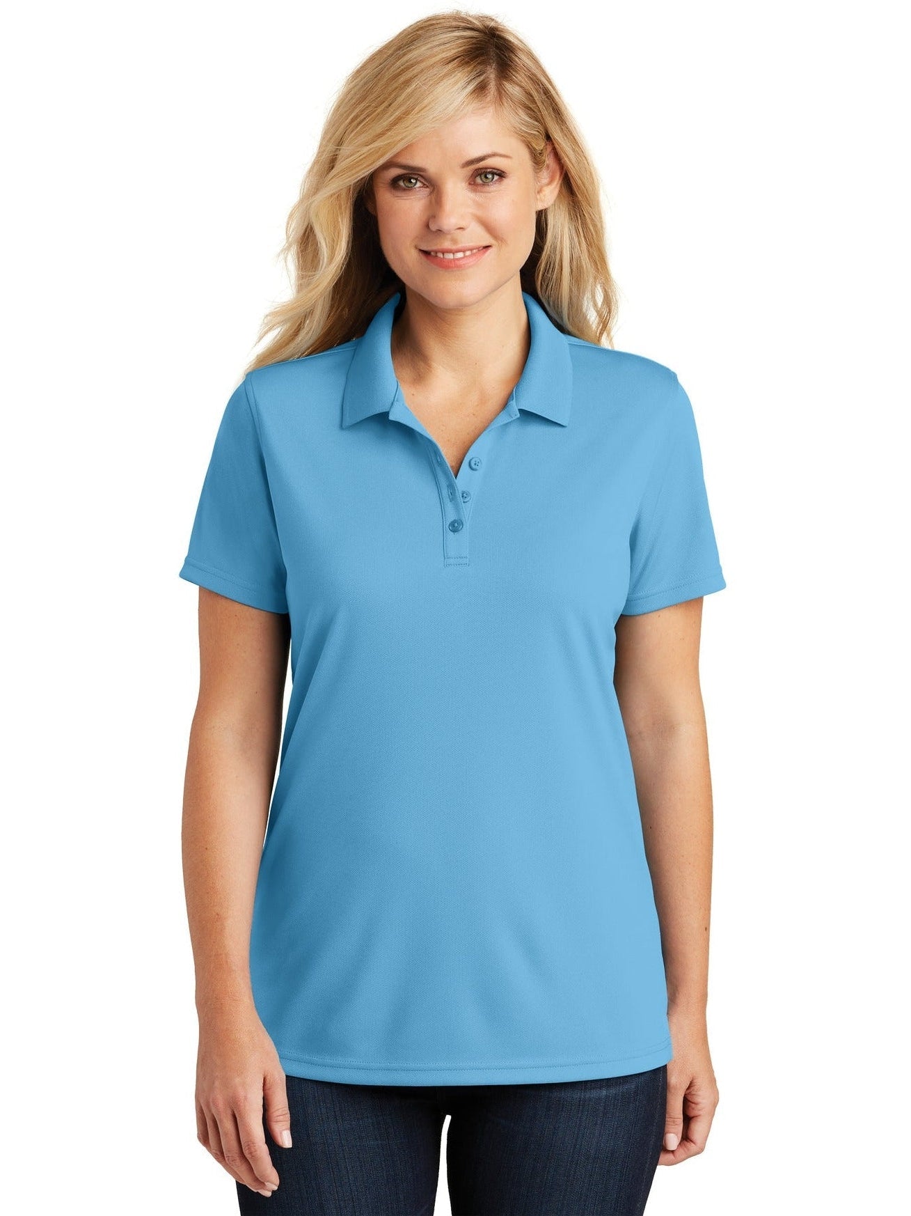 no-logo Port Authority Ladies Dry Zone UV Micro-Mesh Polo-Regular-Port Authority-Thread Logic